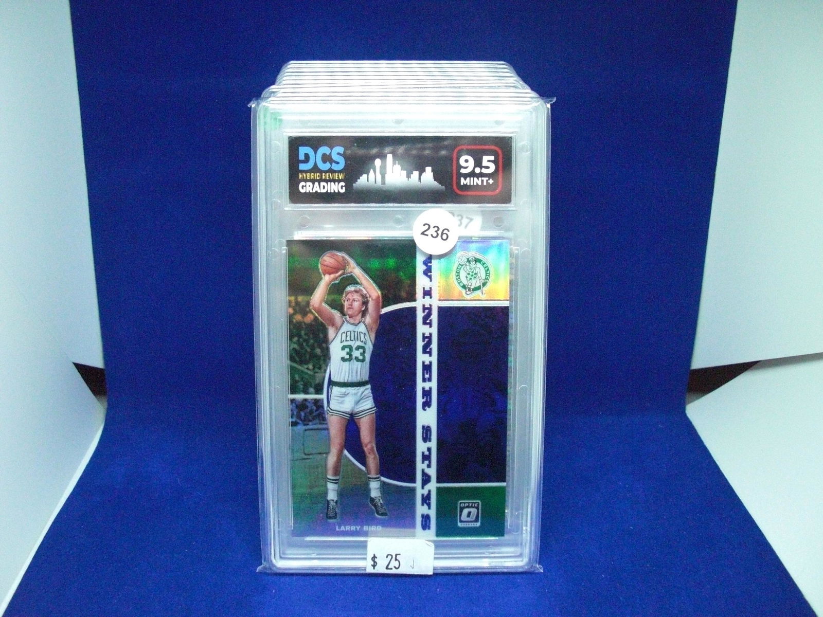 dcs graded mint 9.5 larry bird winner stays (1 of 1)