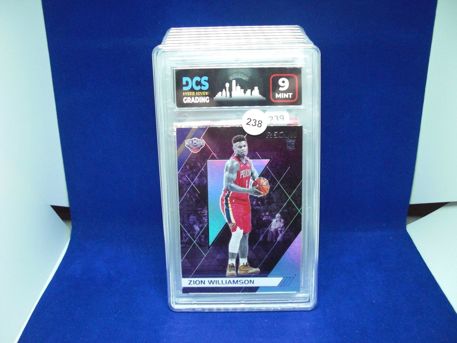 dcs graded mint 9 zion williamson rookie recon (1 of 1)