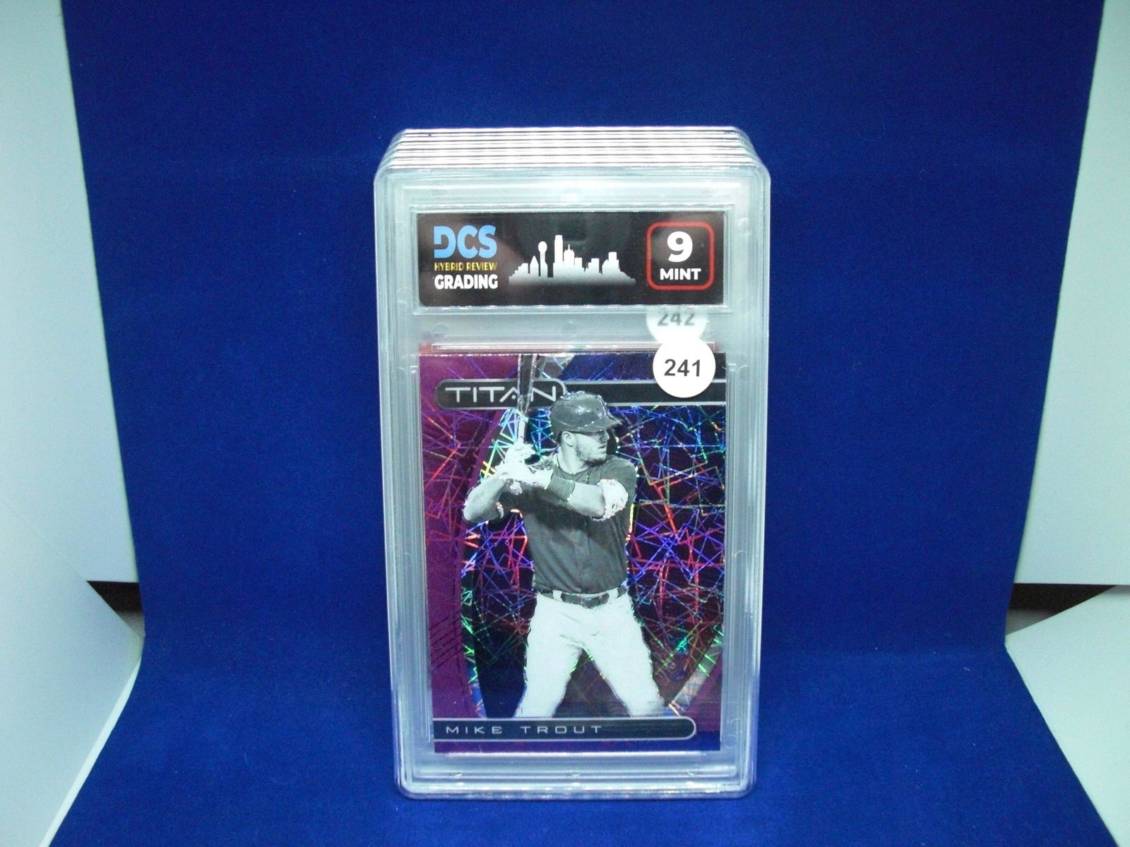 dcs graded mint 9 mike trout titan (1 of 1)