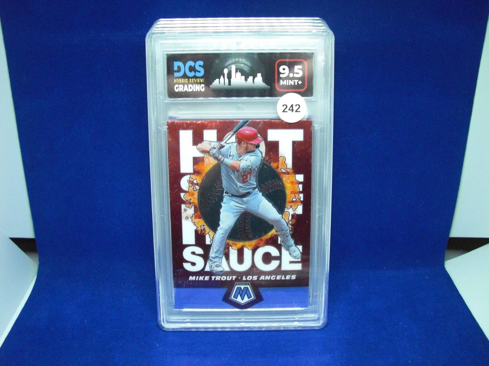 dcs graded mint 9.5 mike trout hot sauce (1 of 1)