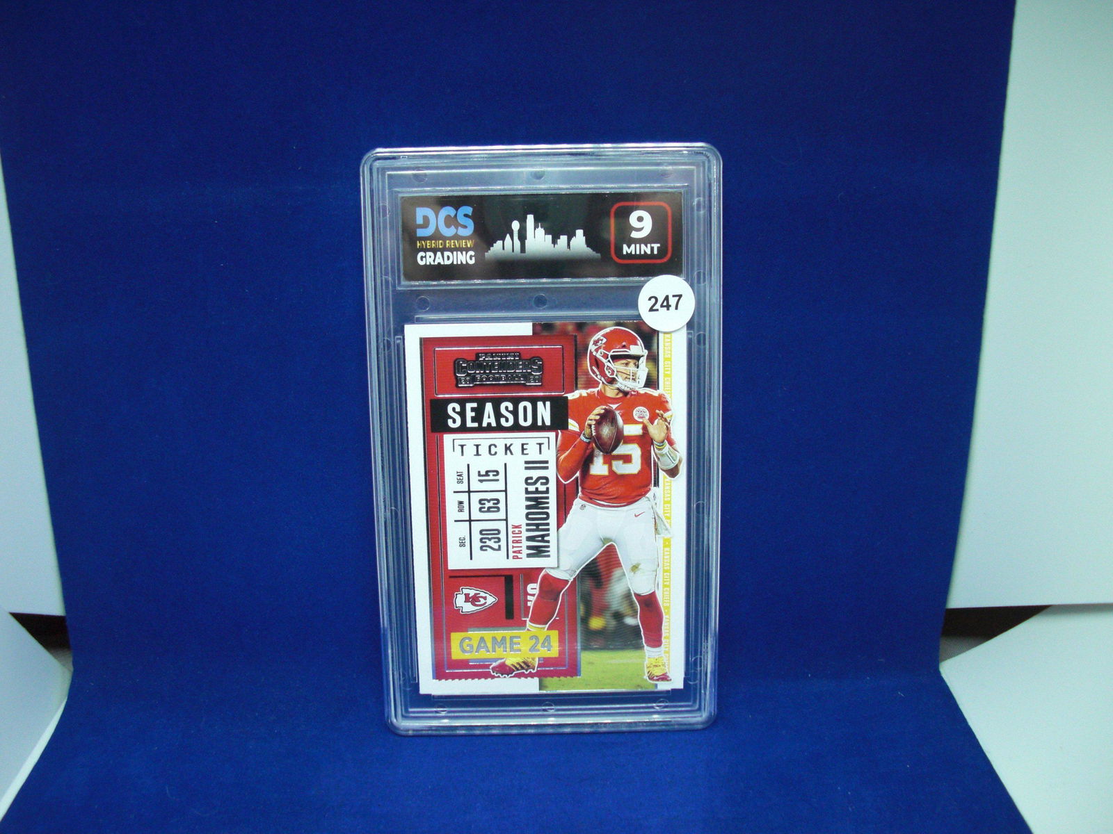 dcs graded mint 9 patrick mahomes (1 of 1)