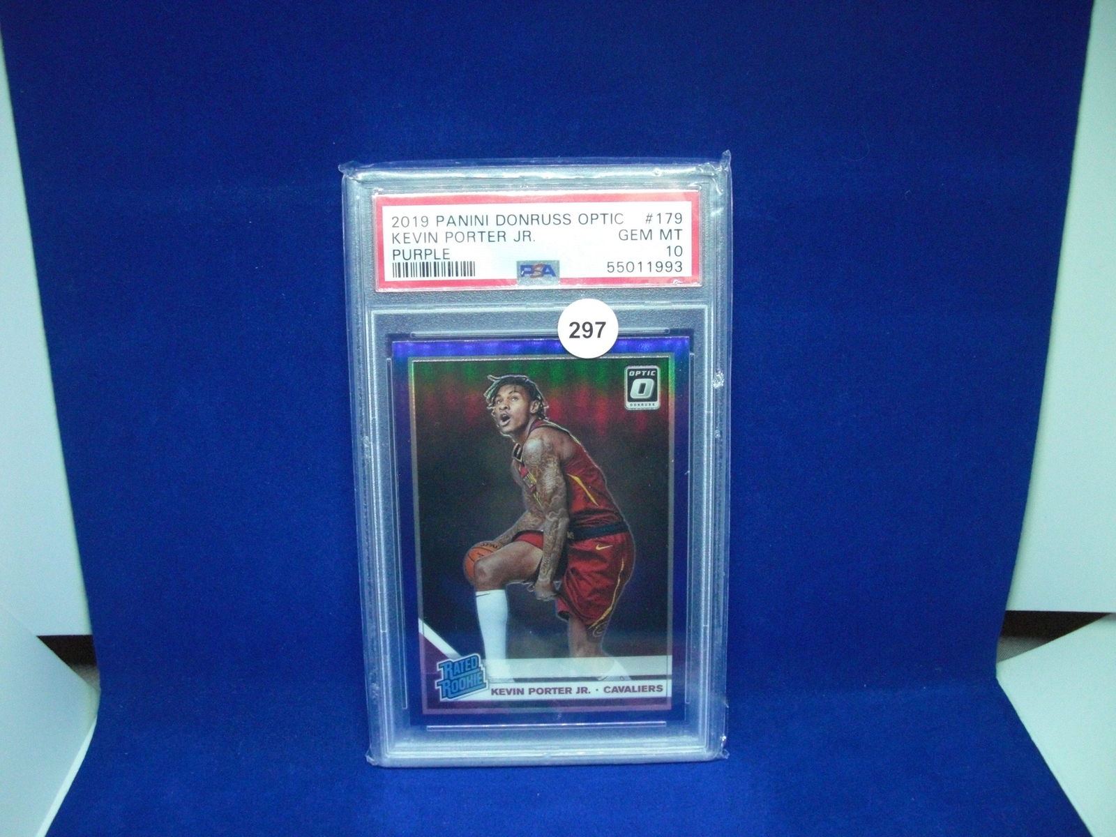 psa graded mint 10 kevin porter jr purple rookie (1 of 1)