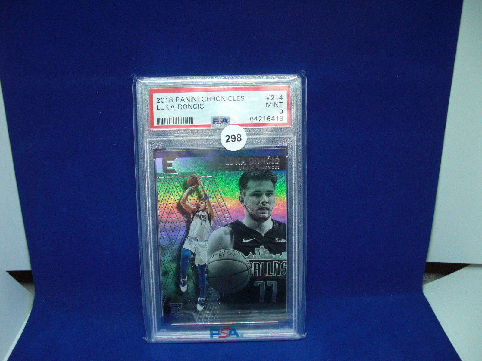 psa graded mint 9 luka doncic rookie (1 of 1)