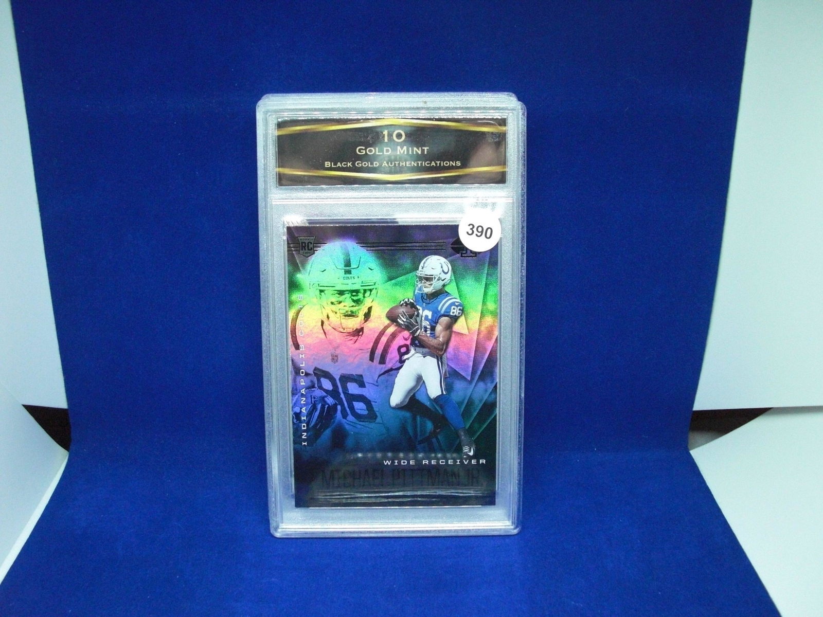 bga graded mint 10 michael pittman jr rookie (1 of 1)