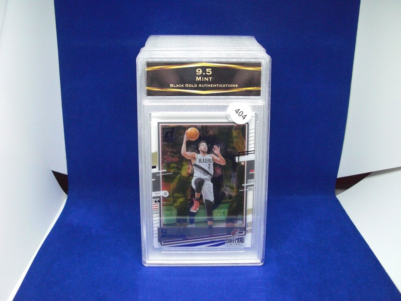 bga graded mint 9.5 cj mccollum clear (1 of 1)