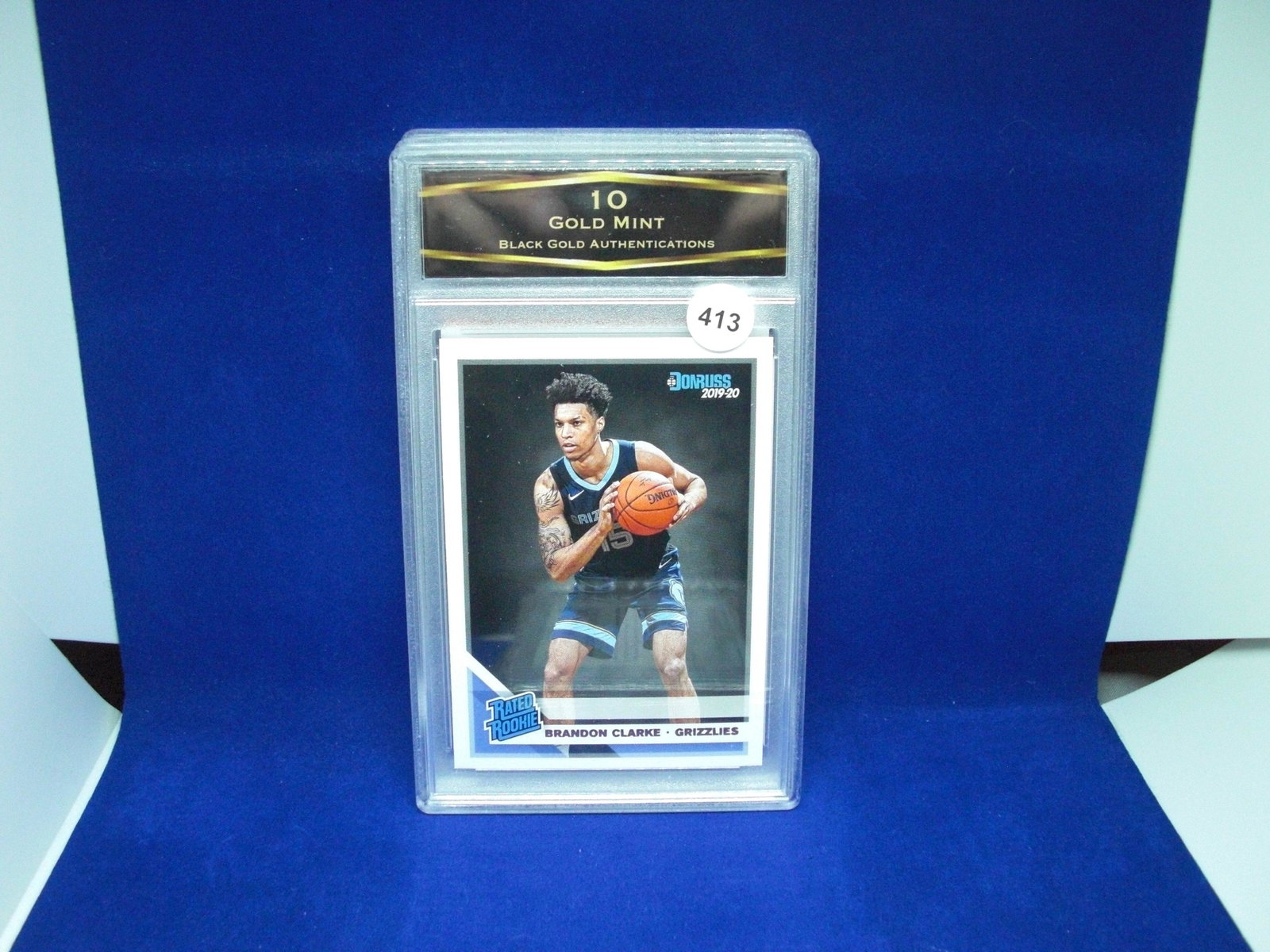 bga graded 10 brandon clarke rated rookie: nice graded card