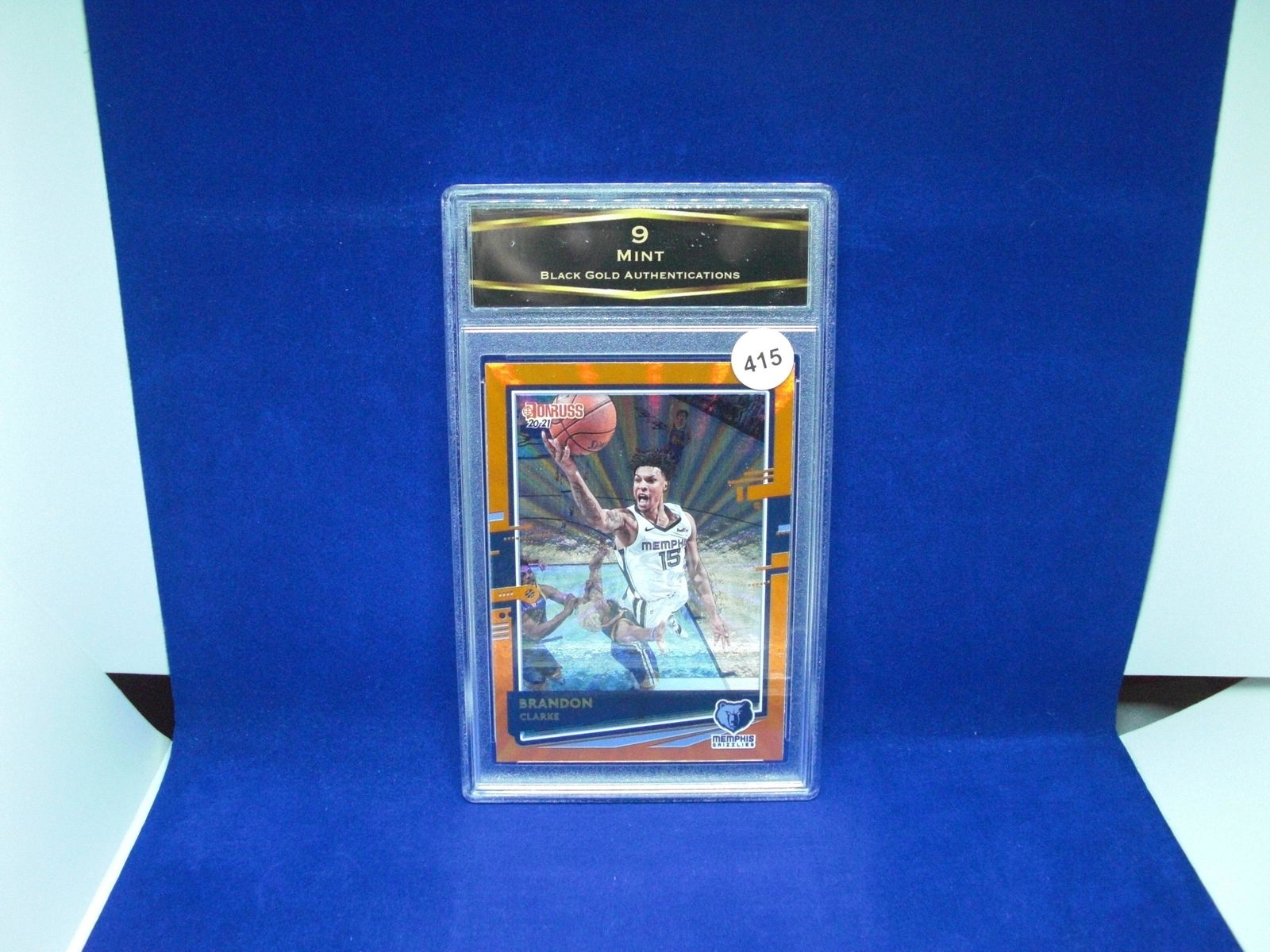 bga graded 9 brandon clarke orange: nice graded card