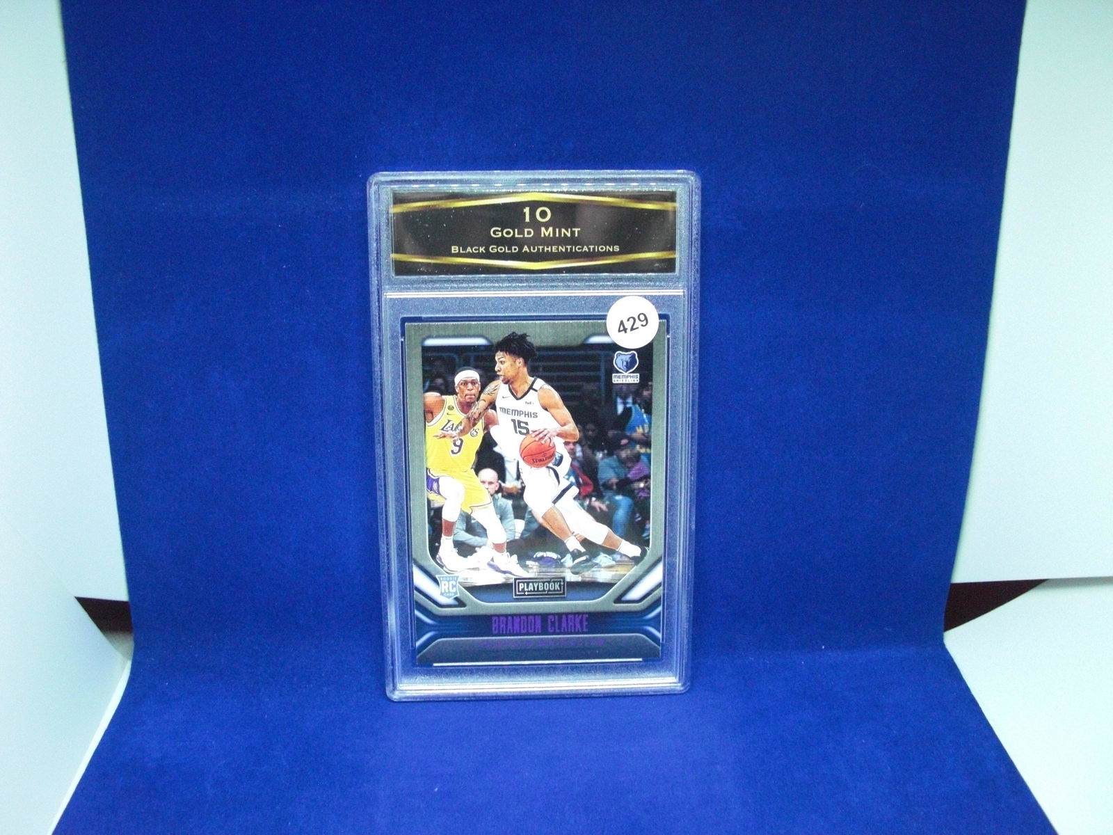 bga graded mint 10 brandon clarke rookie: nice graded card