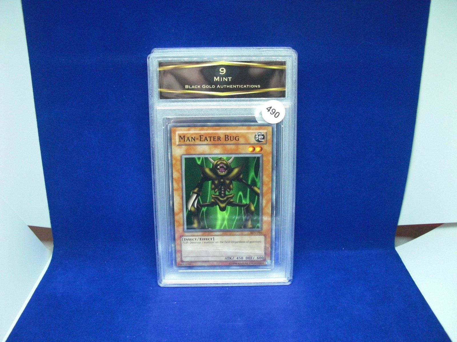 bga graded yu-gi-oh mint 9 man-eater bug: nice graded card