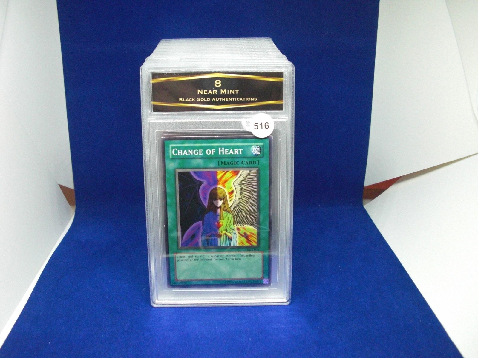 bga graded yu-gi-oh mint 8 change of heart: nice graded card