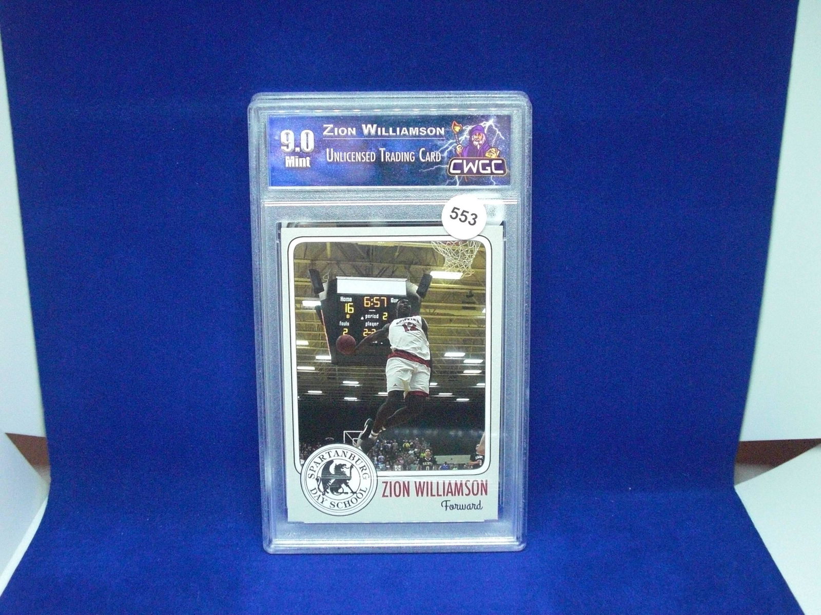 cwgc graded mint 9 zion williamson (1 of 1)