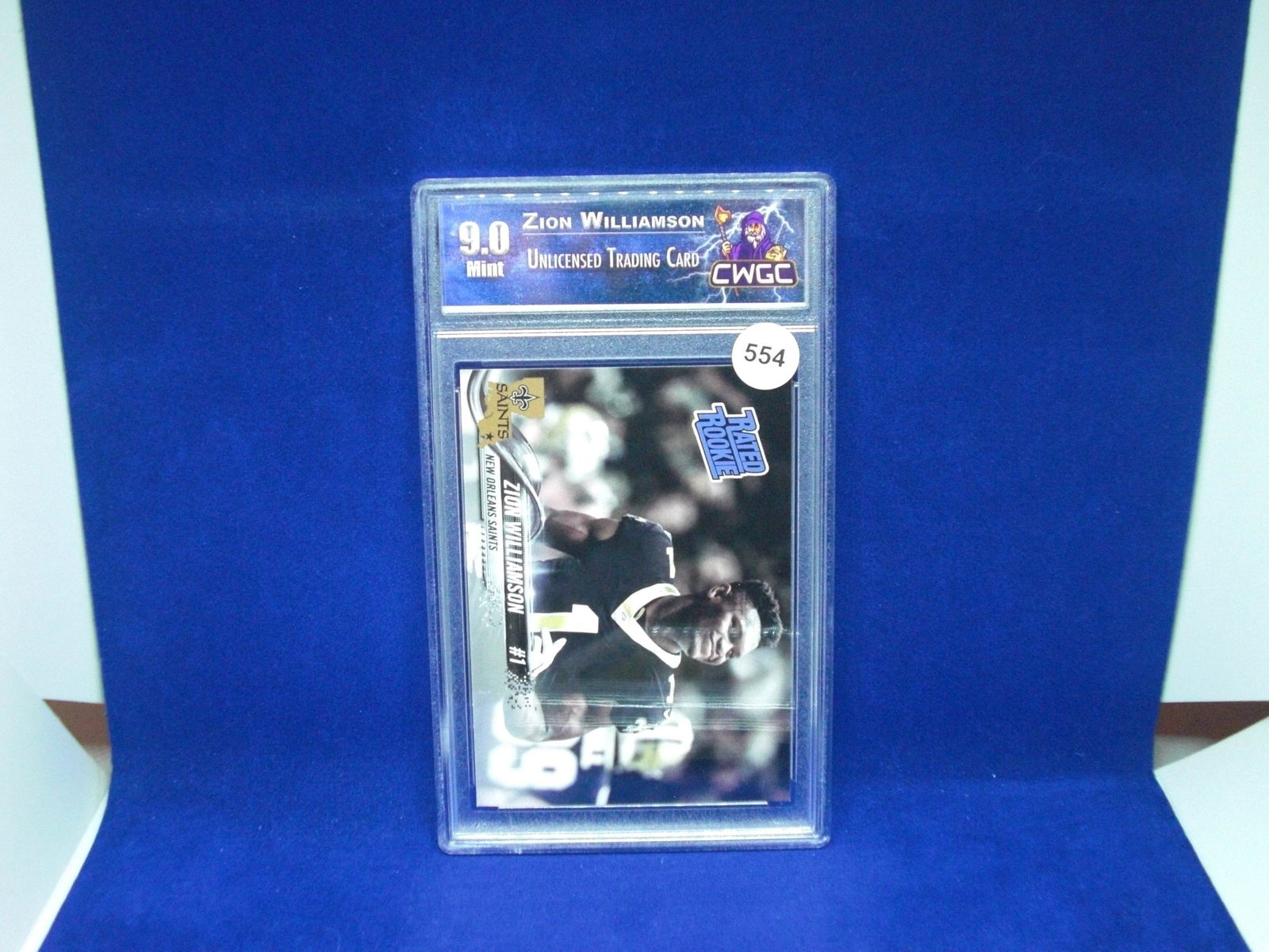 cwgc graded mint 9 zion williamson rookie (1 of 1)