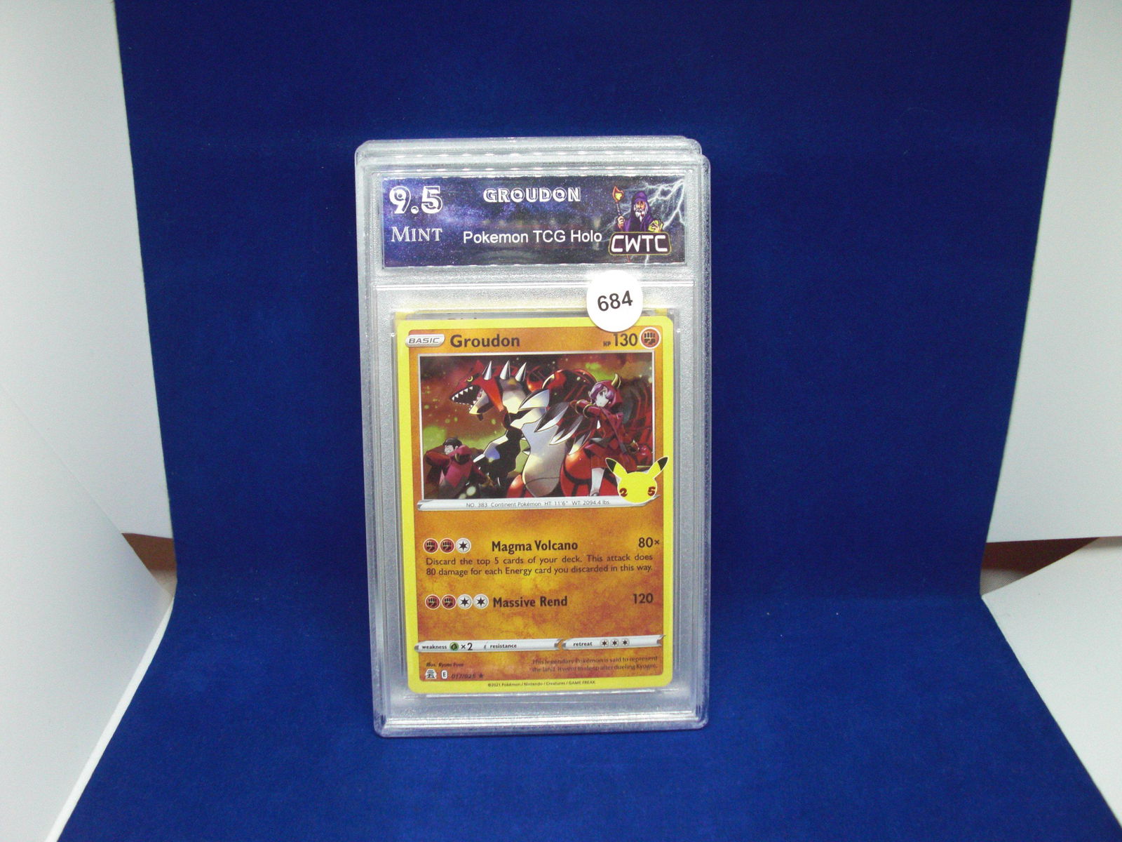 cwtc graded mint 9.5 groundon (1 of 1)