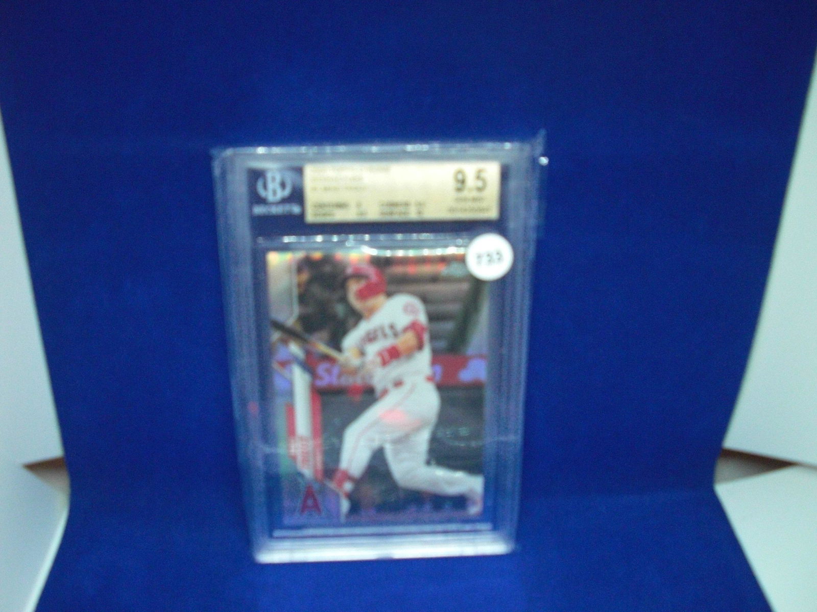beckett graded mike trout refractors mint 9.5 (1 of 1)