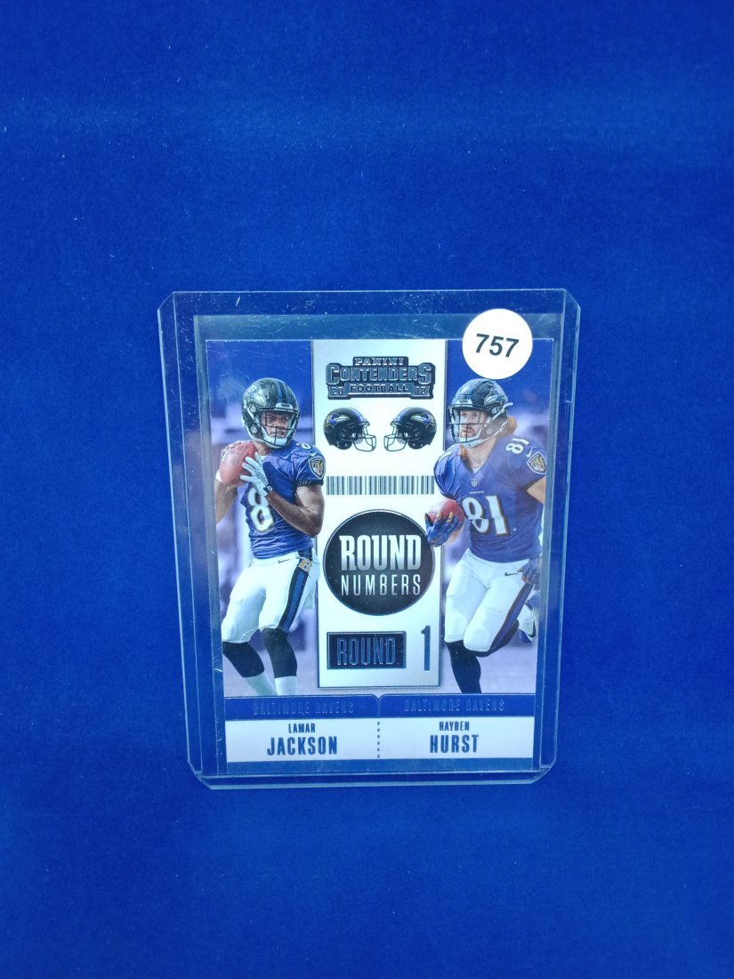 Lamar Jackson 2018 Rookie card (1 of 1)