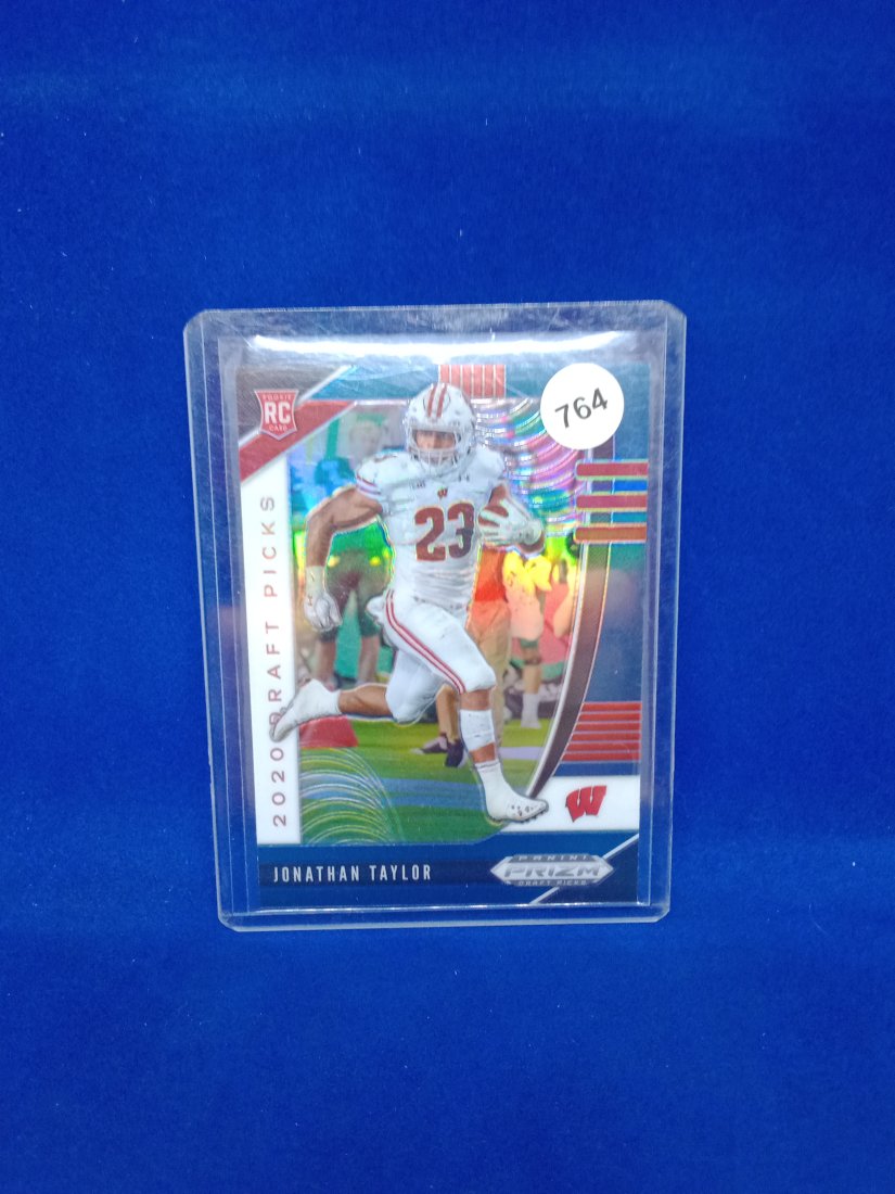 Jonathan Taylor blue Prizm Rookie card Indianapolis Colts (1 of 1)