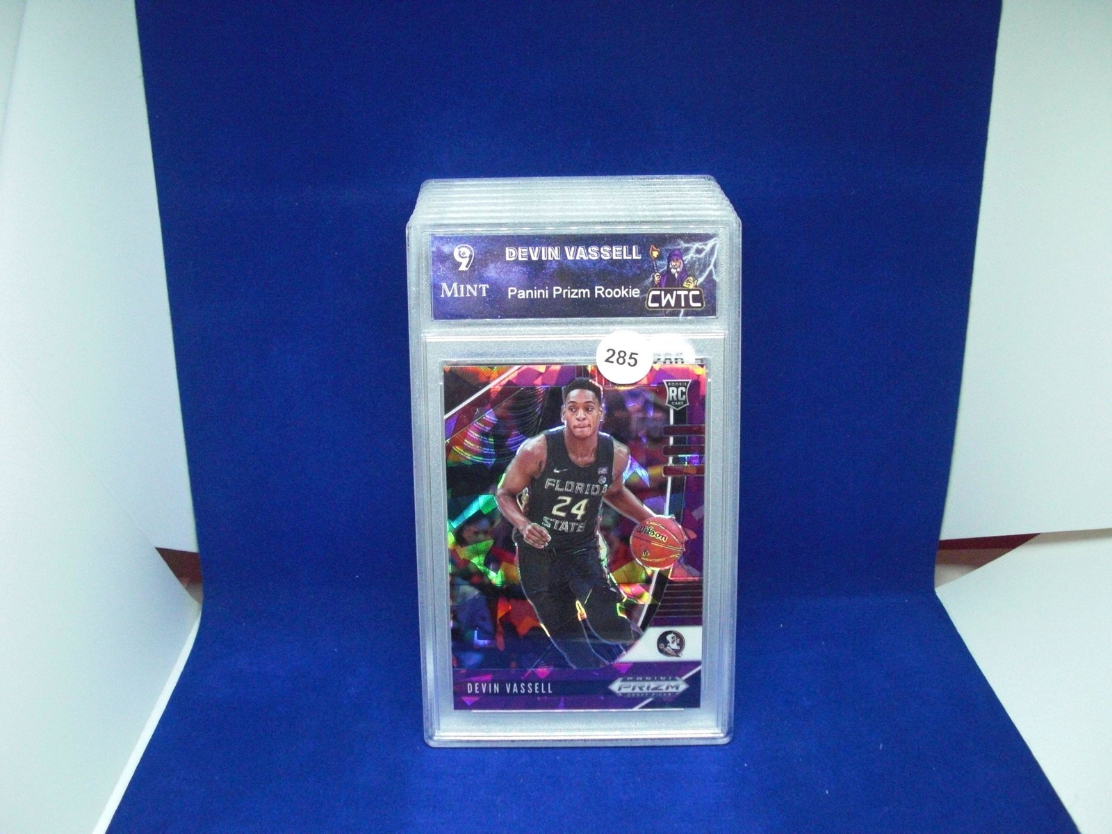 cwtc graded devin vassell rookie purple mint 9 #96/149 (1 of 1)