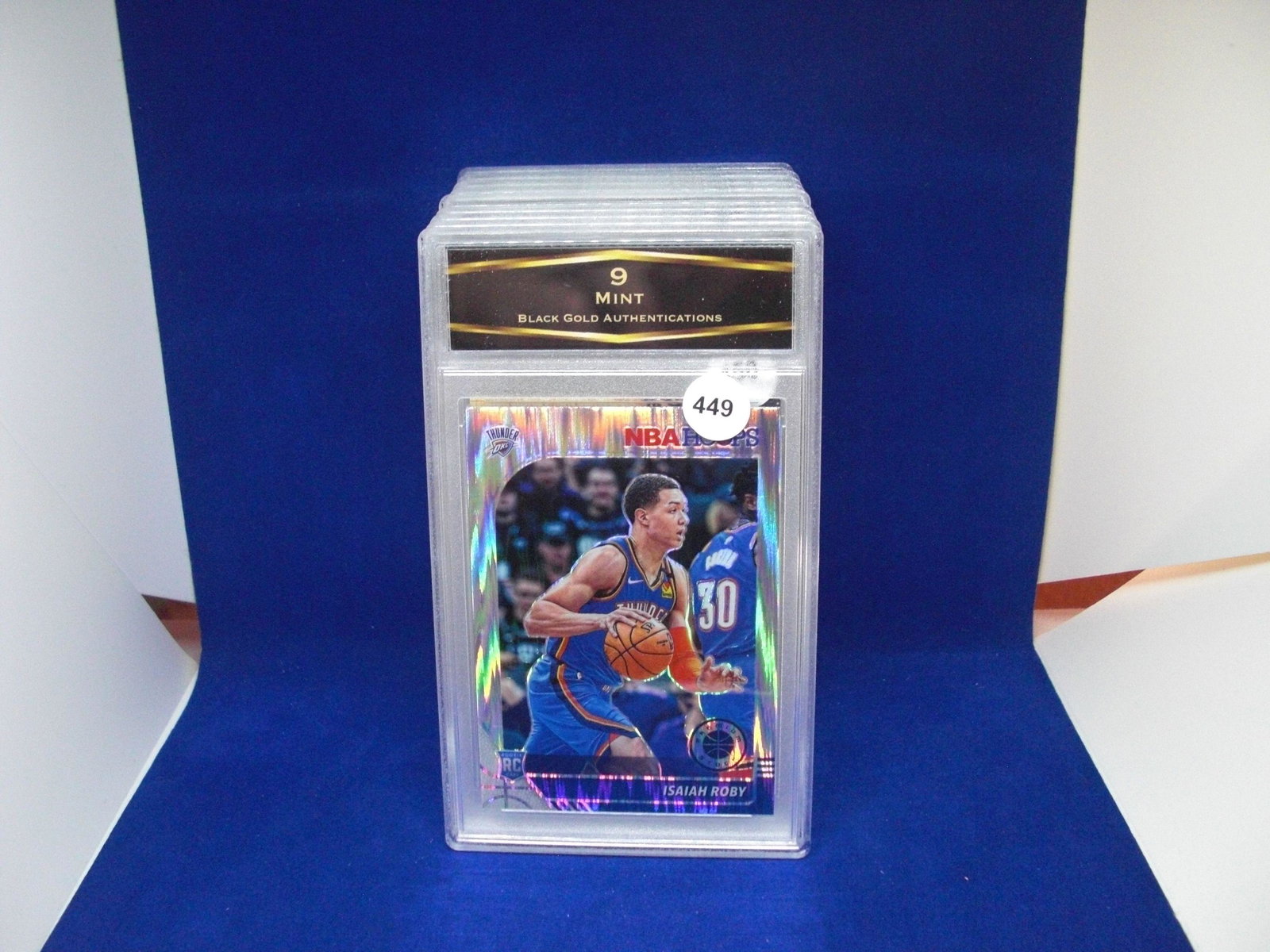 bga graded mint 9 isaiah roby rookie: nice graded card