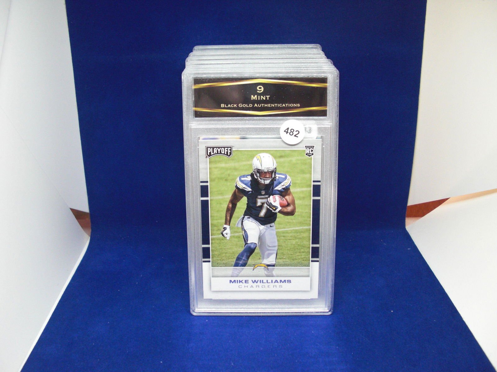 bga graded mint 9 mike williams rookie: nice graded card