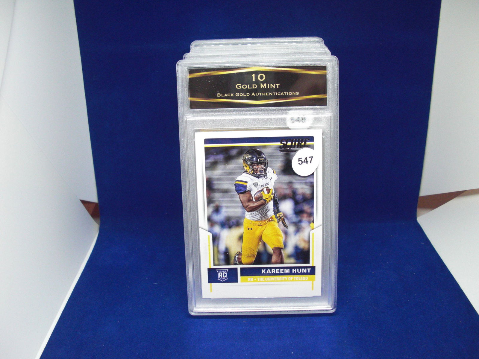 bga graded mint 10 kareem hunt rookie (1 of 1)