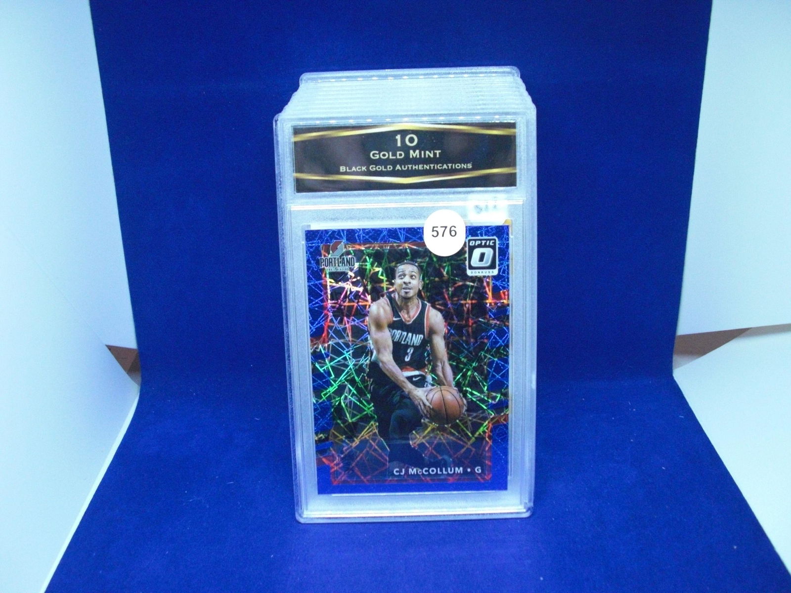 bga graded mint 10 cj mccollum blue optic (1 of 1)