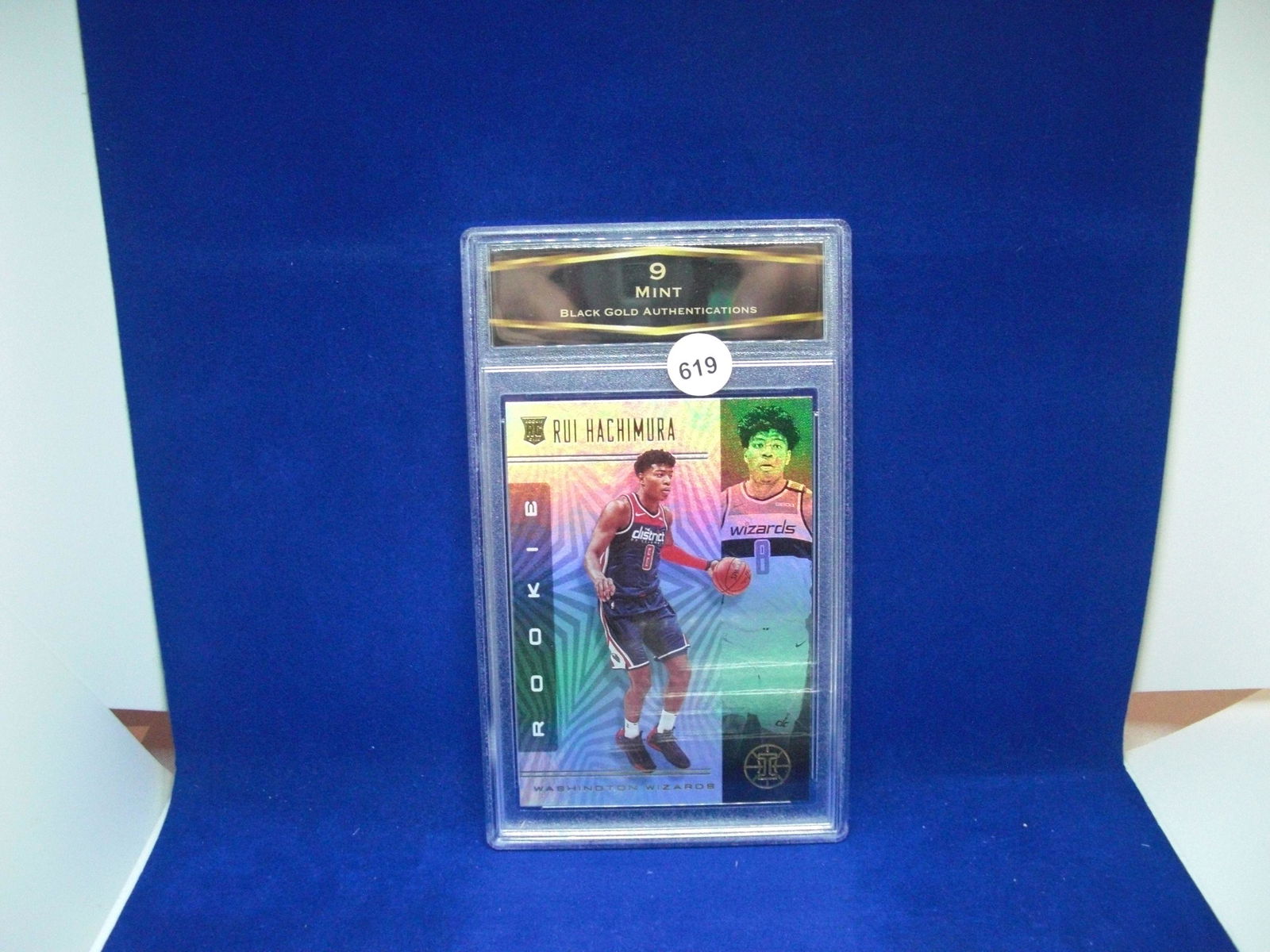 bga graded mint 9 rui hachimura rookie (1 of 1)