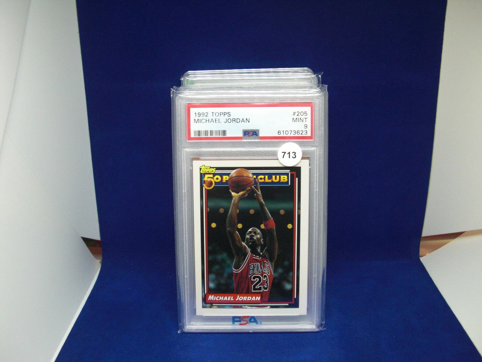 psa graded mint 9 michael jordan 1992 topps (1 of 1)