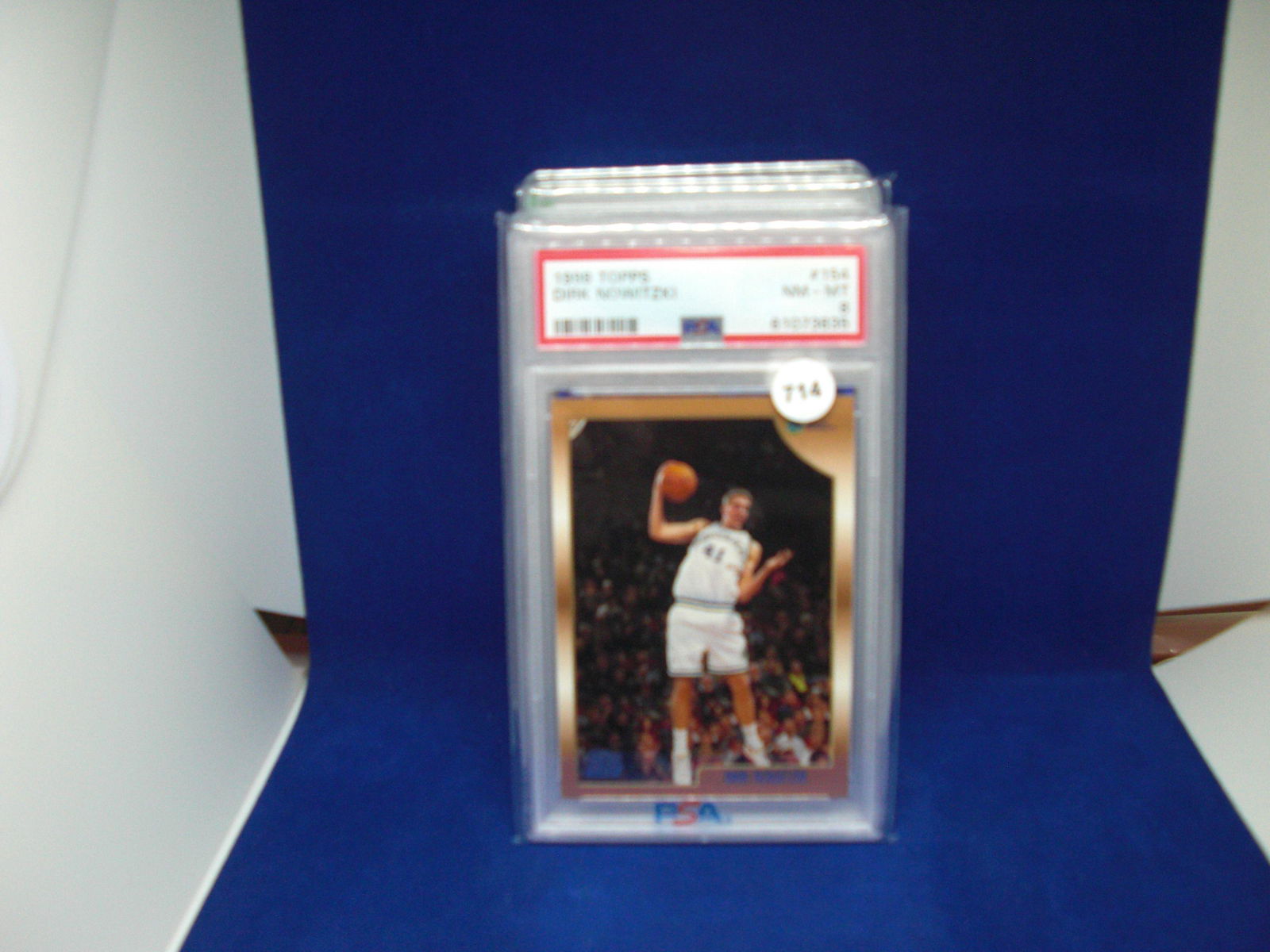 psa graded mint 8 dirk nowitzki rookie (1 of 1)