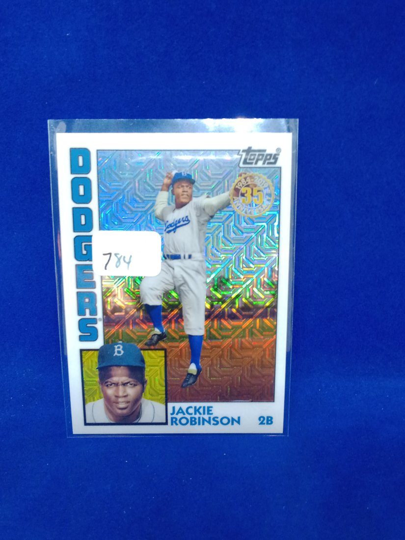 Jackie Robinson Topps mojo mojo refractor (1 of 1)