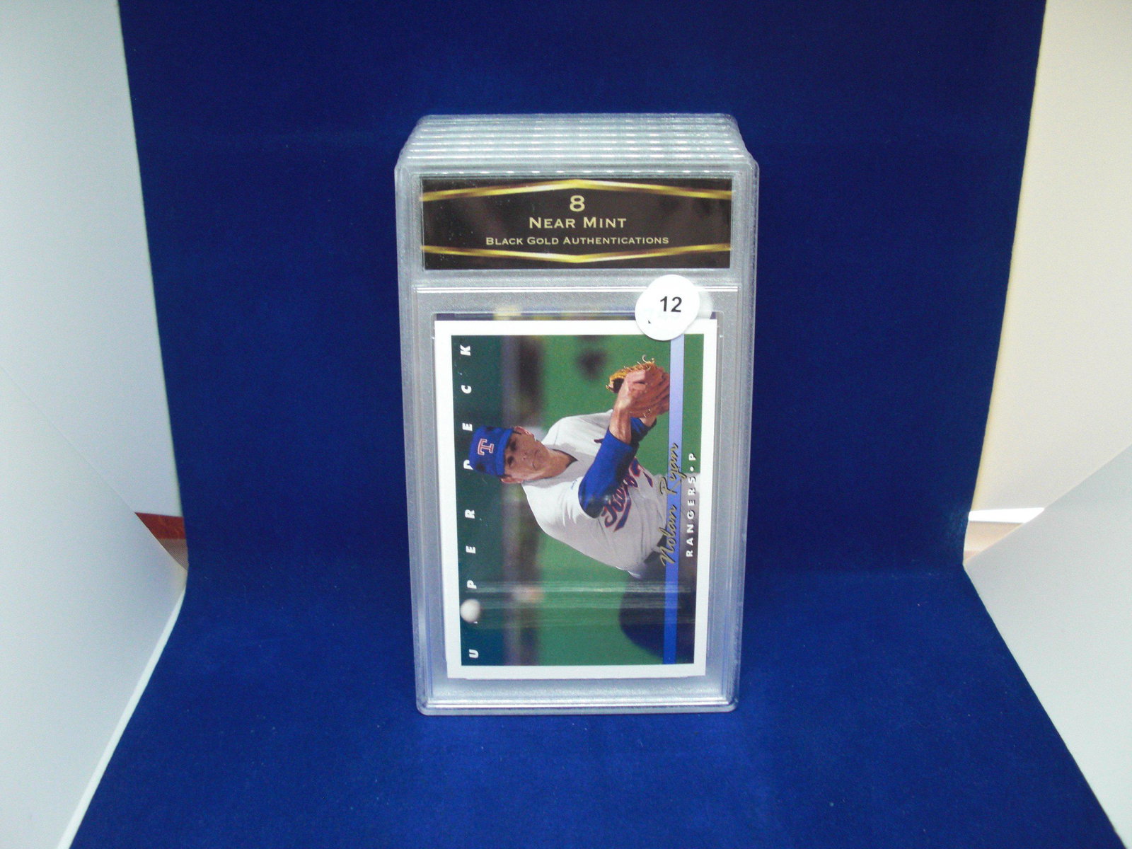 bga graded mint 8 nolan ryan: nice graded card