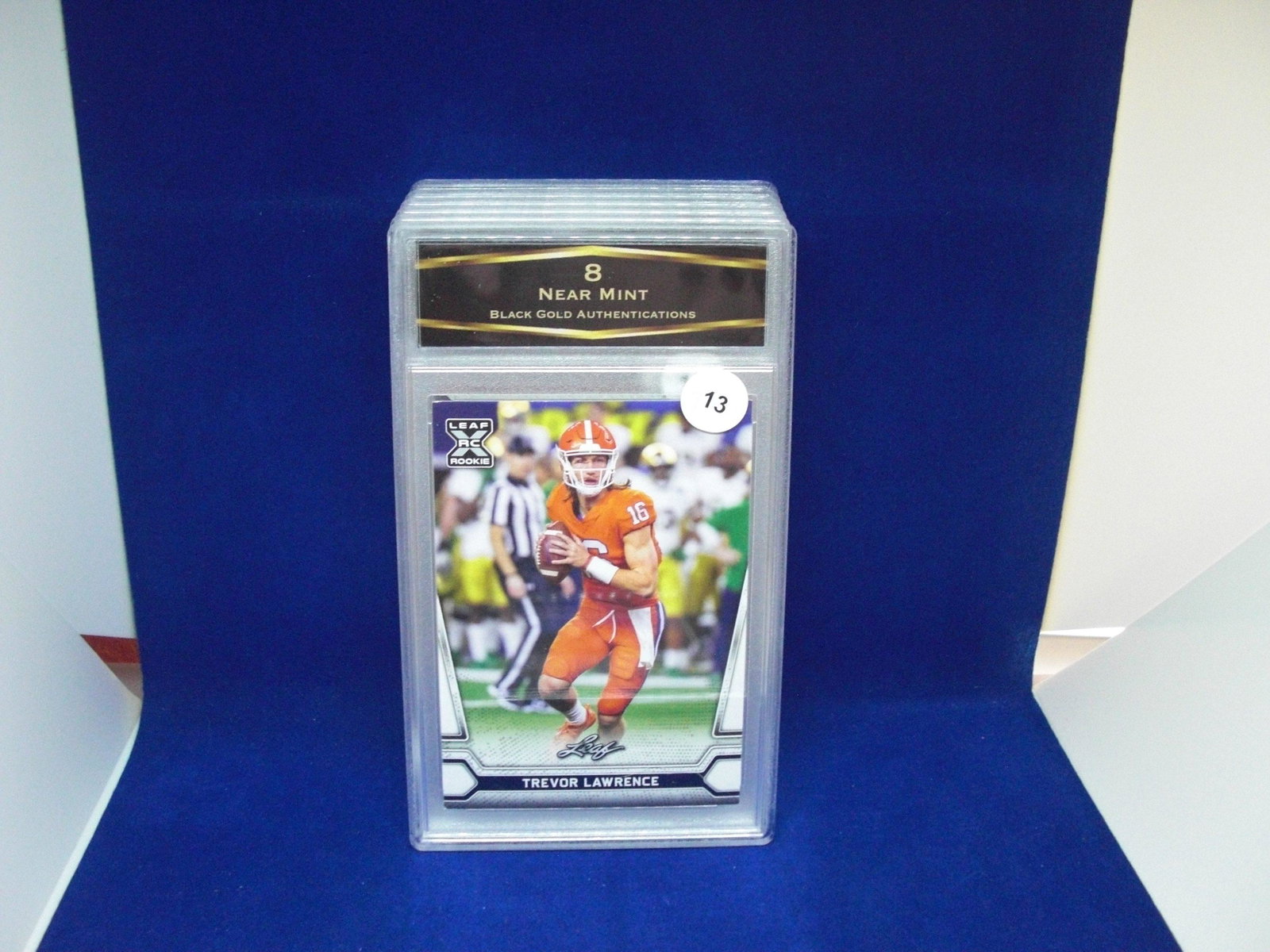 bga graded mint 8 trevor lawrence: nice graded card