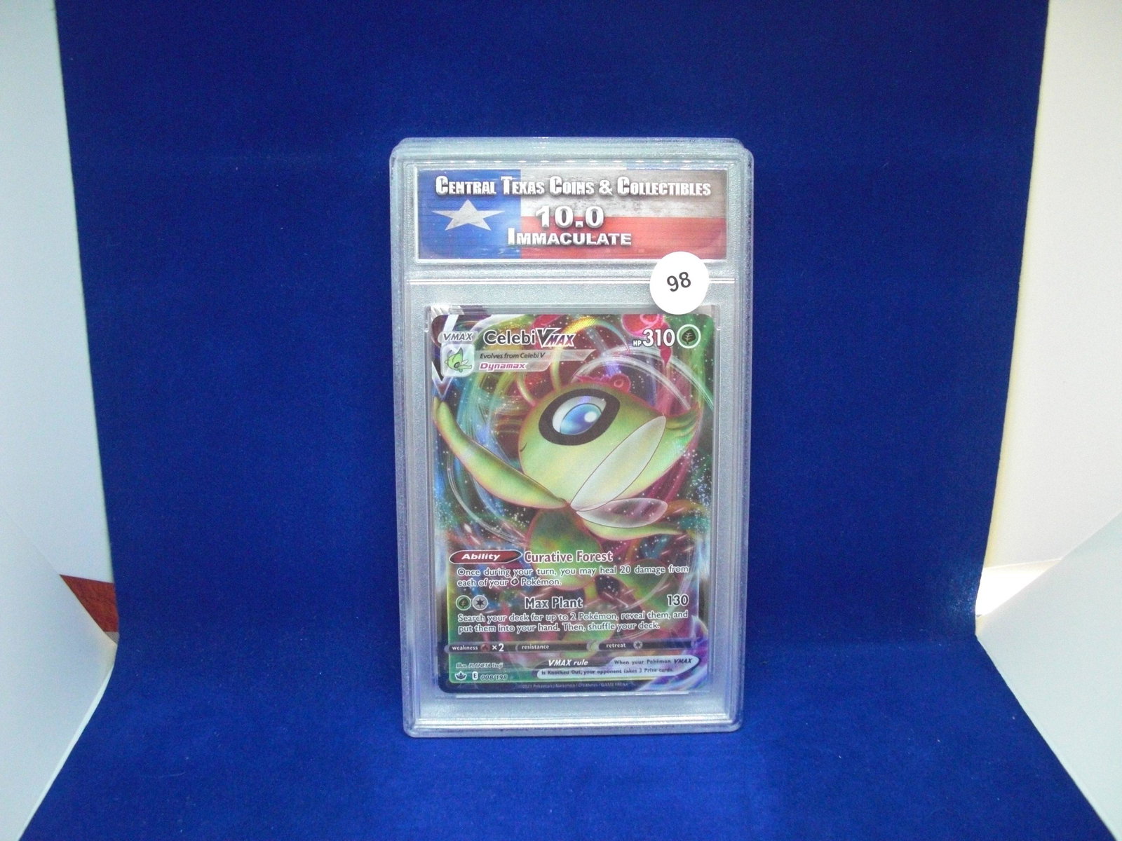 ctcc graded mint 10 celebi: nice graded card