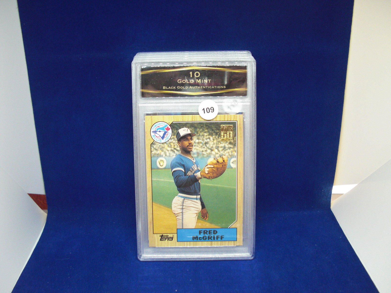 bga graded mint 10 fred mcgriff: nice graded card