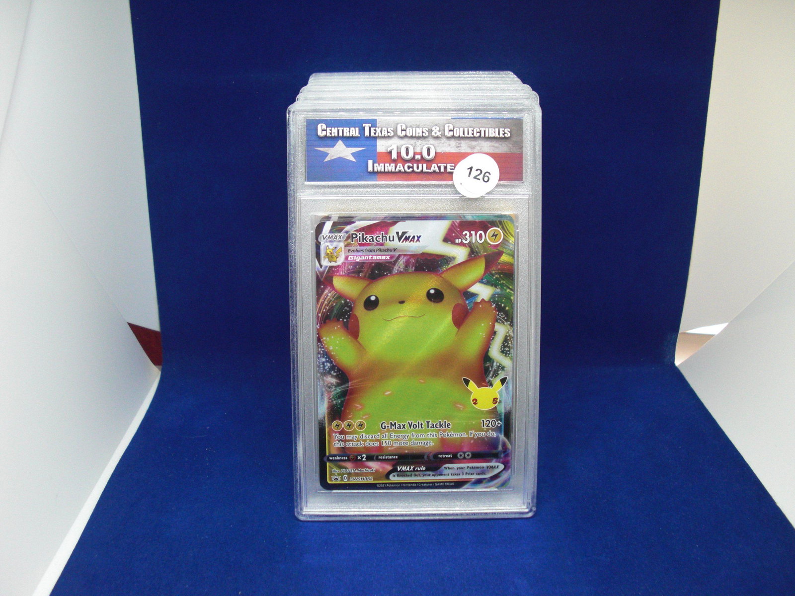 ctcc graded mint 10 pikachu: nice graded card