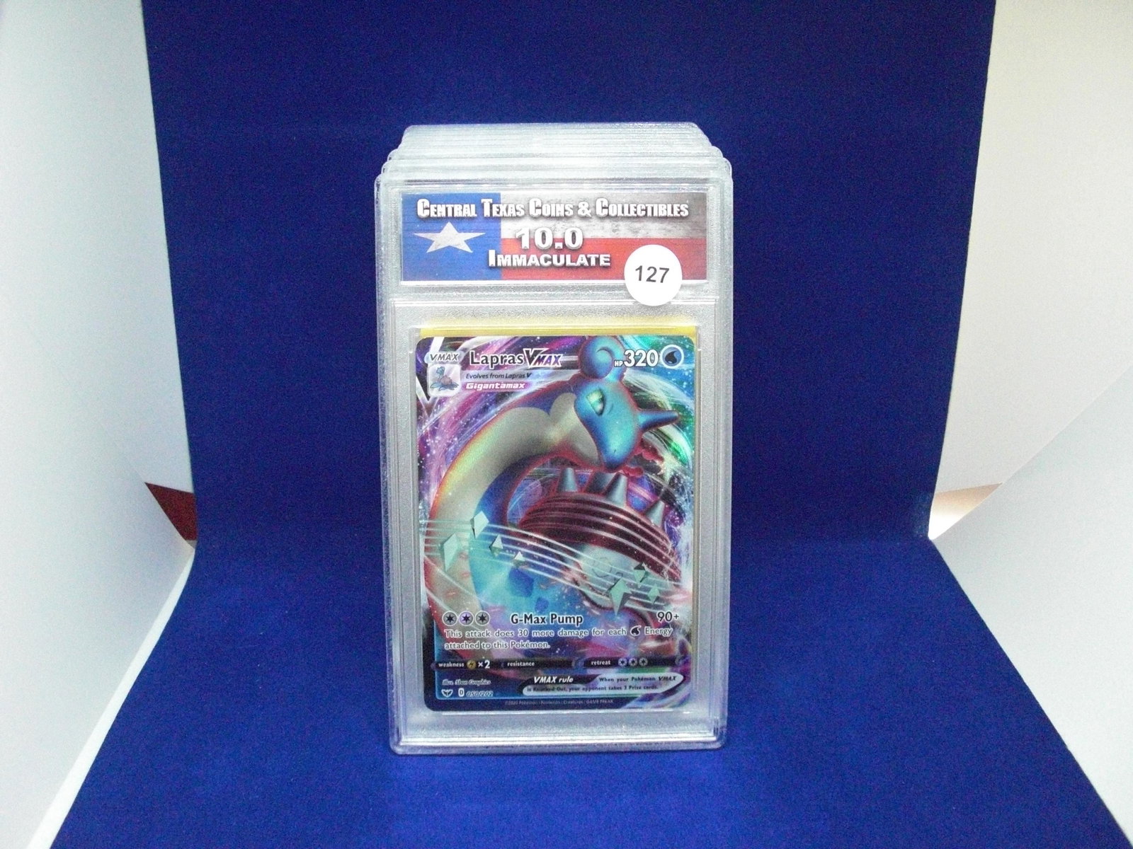 ctcc graded mint 10 lampras: nice graded card