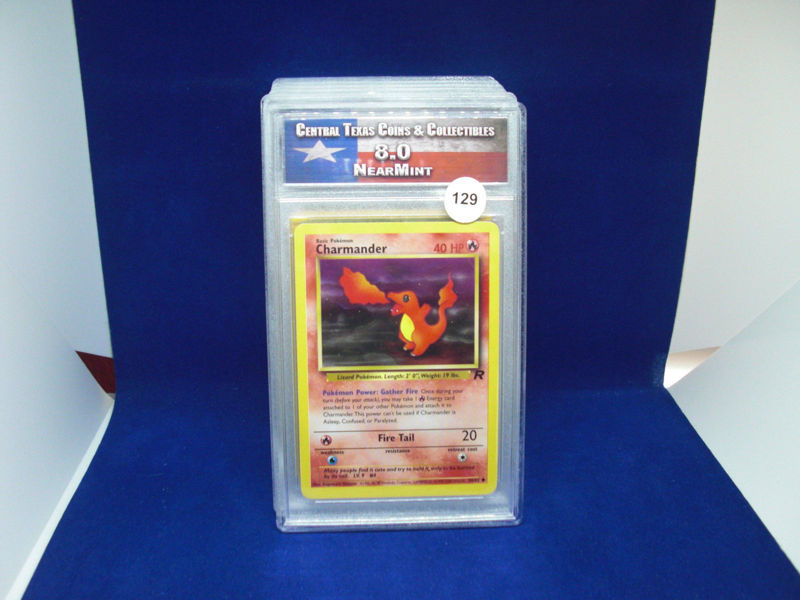 ctcc graded mint 8 charmander: nice graded card