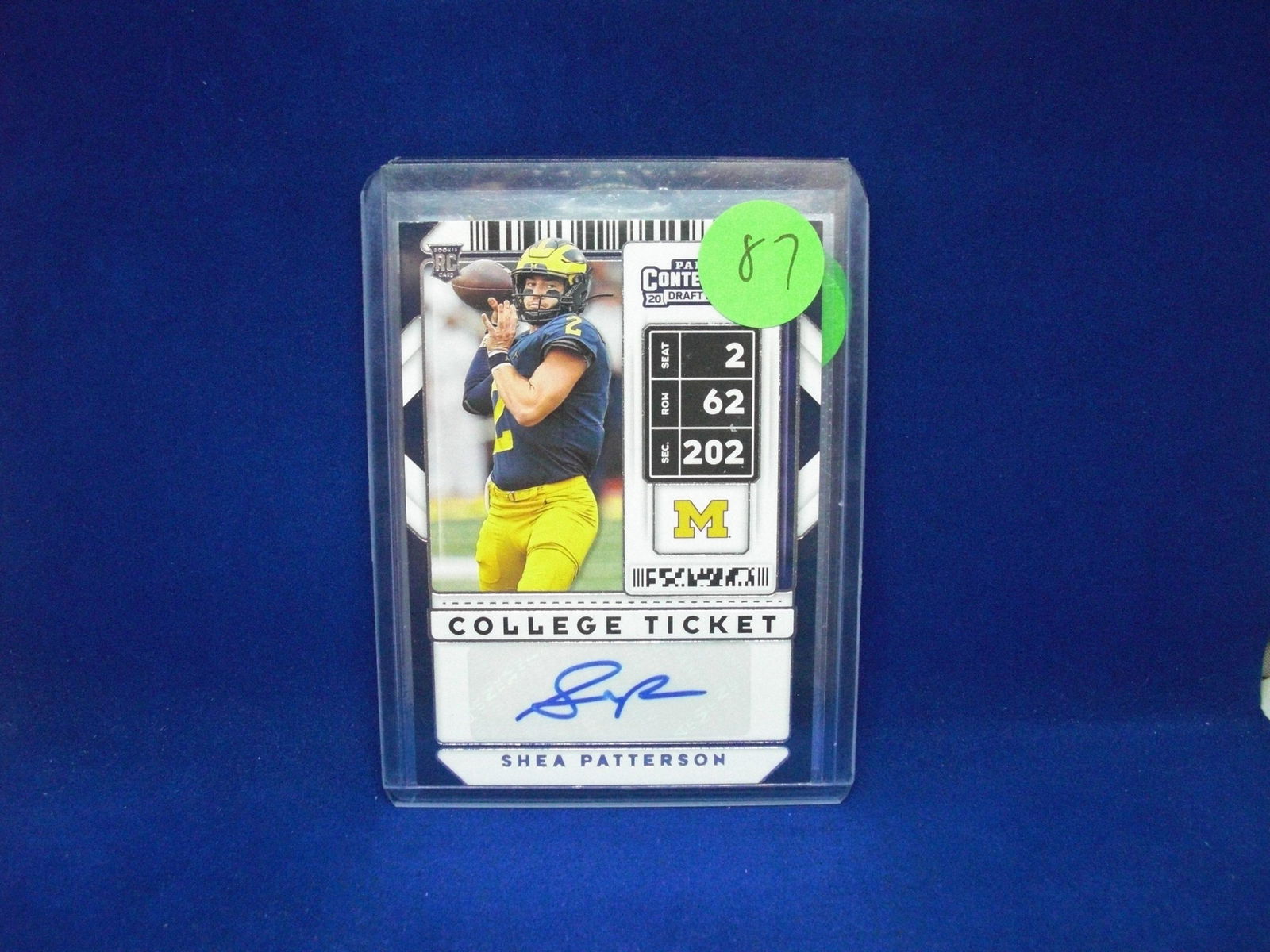 shea patterson auto rookie (1 of 1)
