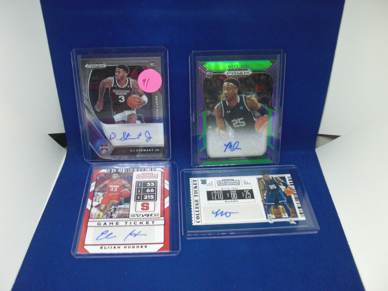 lot of 4 auto basketball cards (1 of 1)