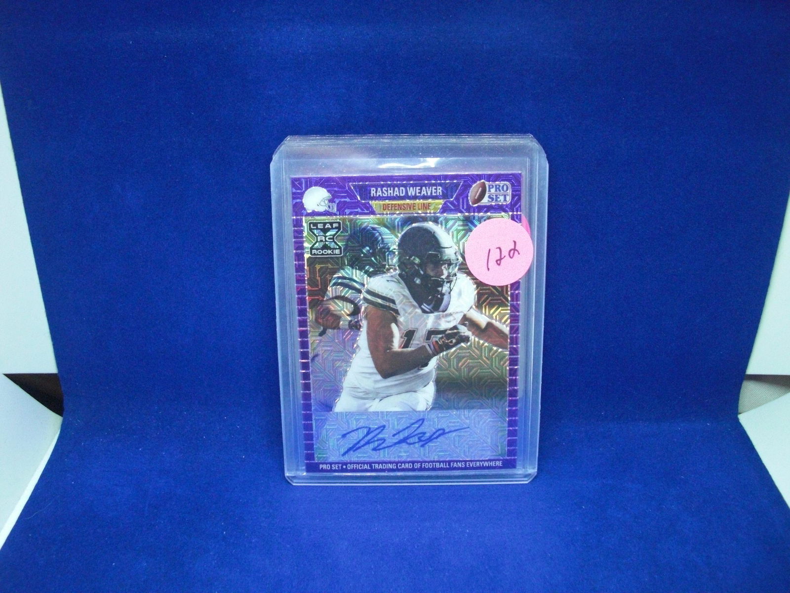rashad weaver purple auto #11/25 (1 of 1)