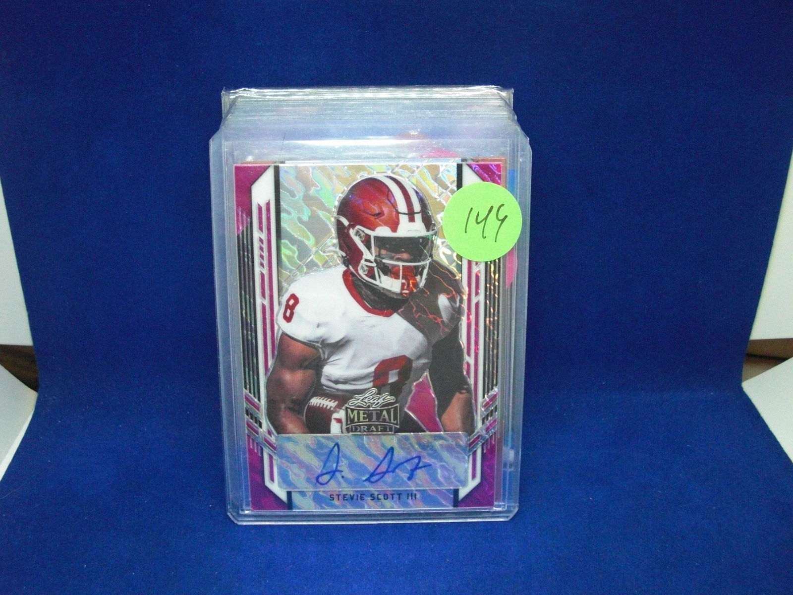 stevie scott auto pink #5/25 metal (1 of 1)