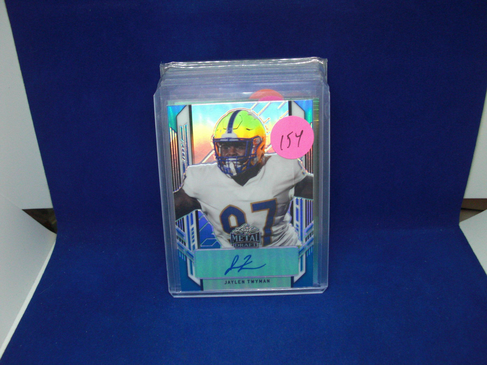 jaylen twyman auto rookie blue metal #11/35 (1 of 1)