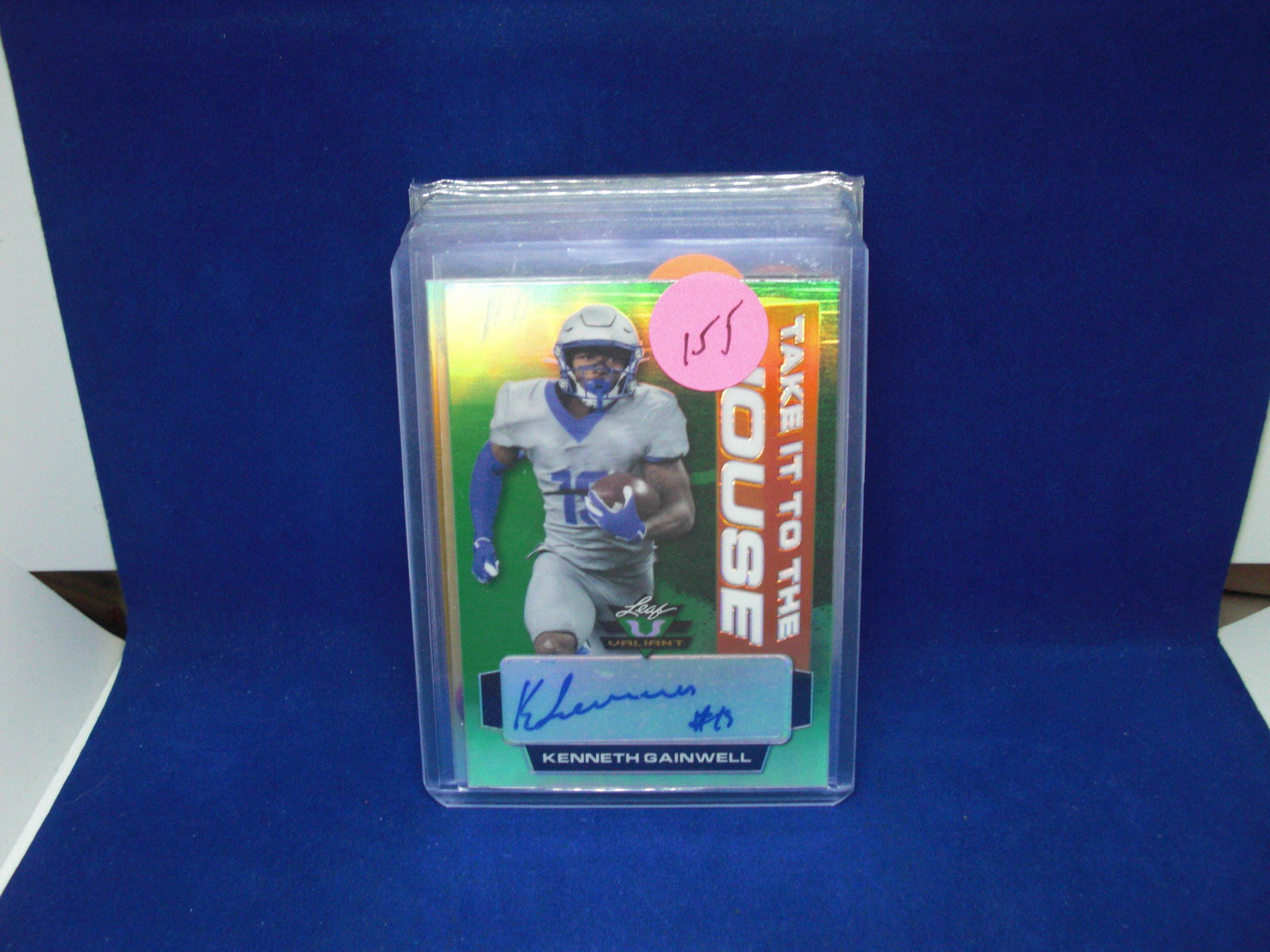 kenneth gainwell auto take it to the house #95/99: in top loader