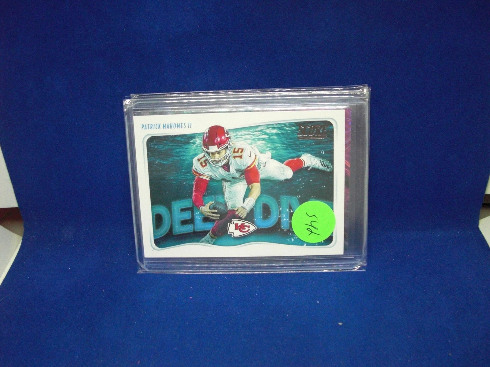 patrick mahomes: in top loader