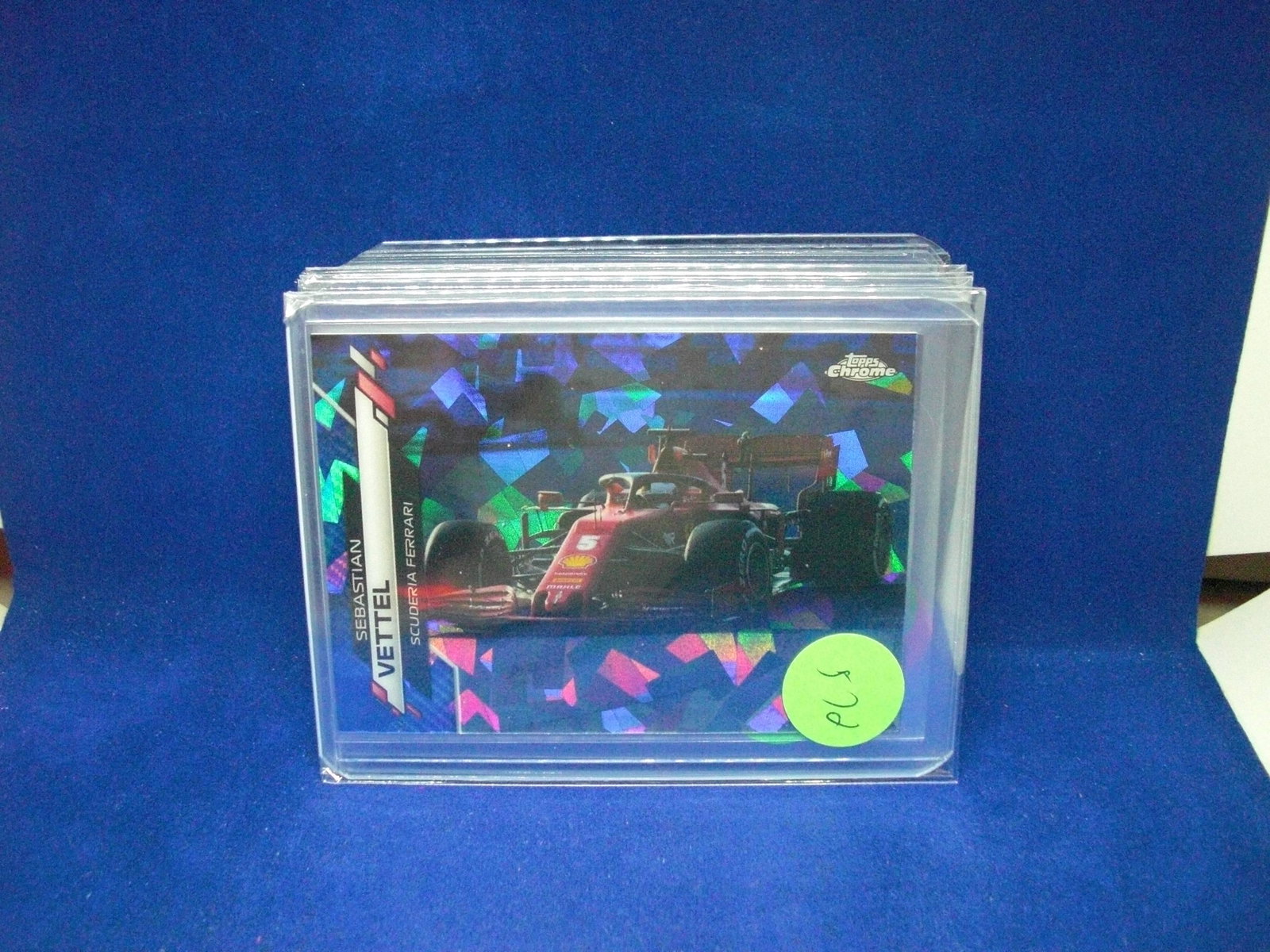 sebastian vettell blue scuderia ferrari: in top loader