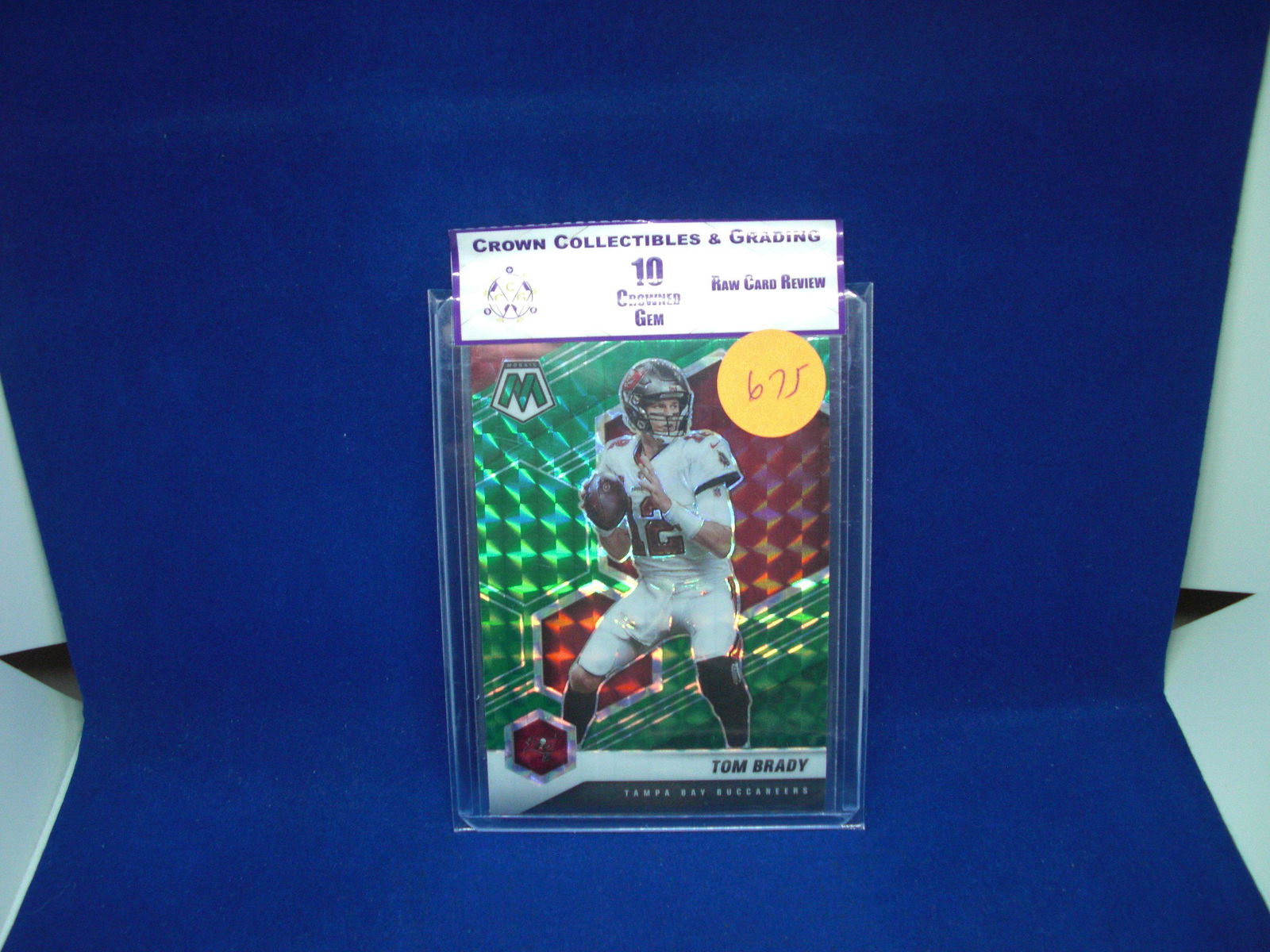cc&g raw review graded mint 10 tom brady green mosaic (1 of 1)