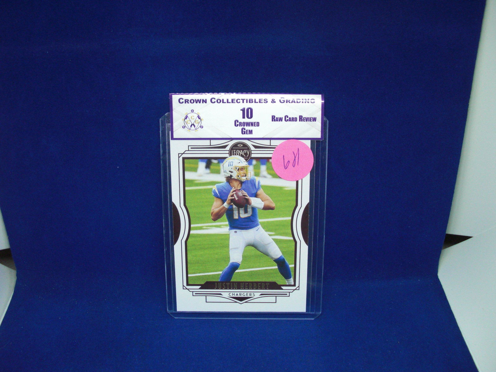 cc&g raw review graded mint 10 justin herbert legacy (1 of 1)