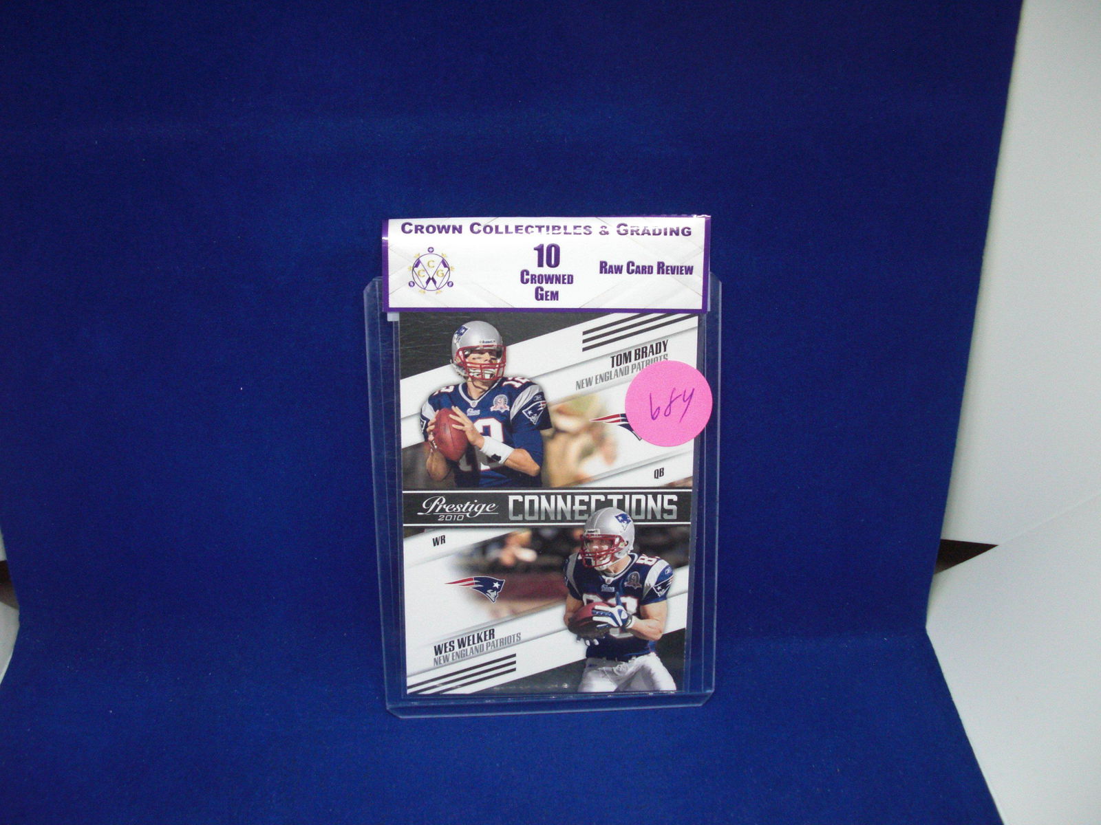 cc&g raw review graded mint 10 tom brady wes welker (1 of 1)