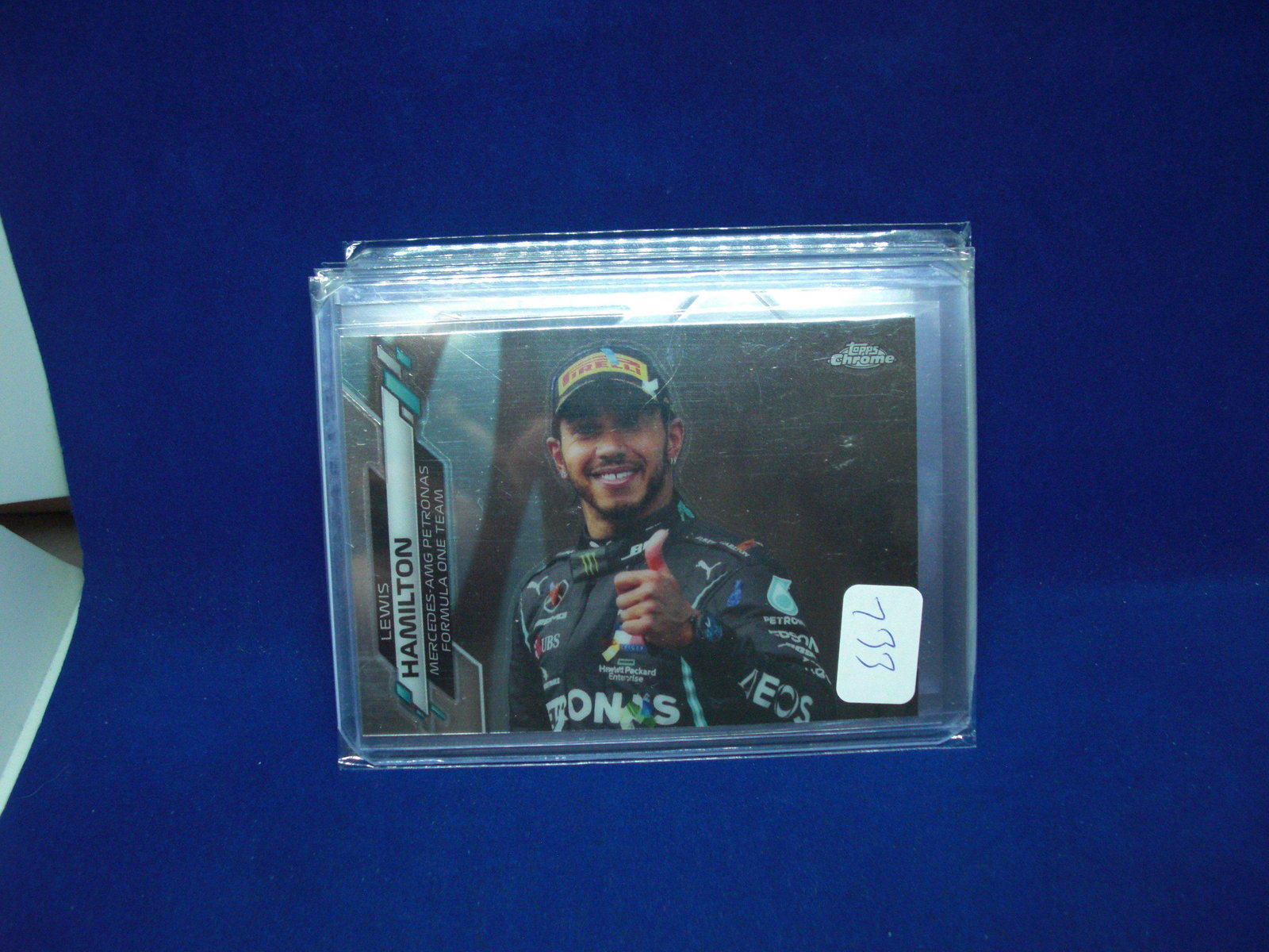 lewis hamilton: in top loader