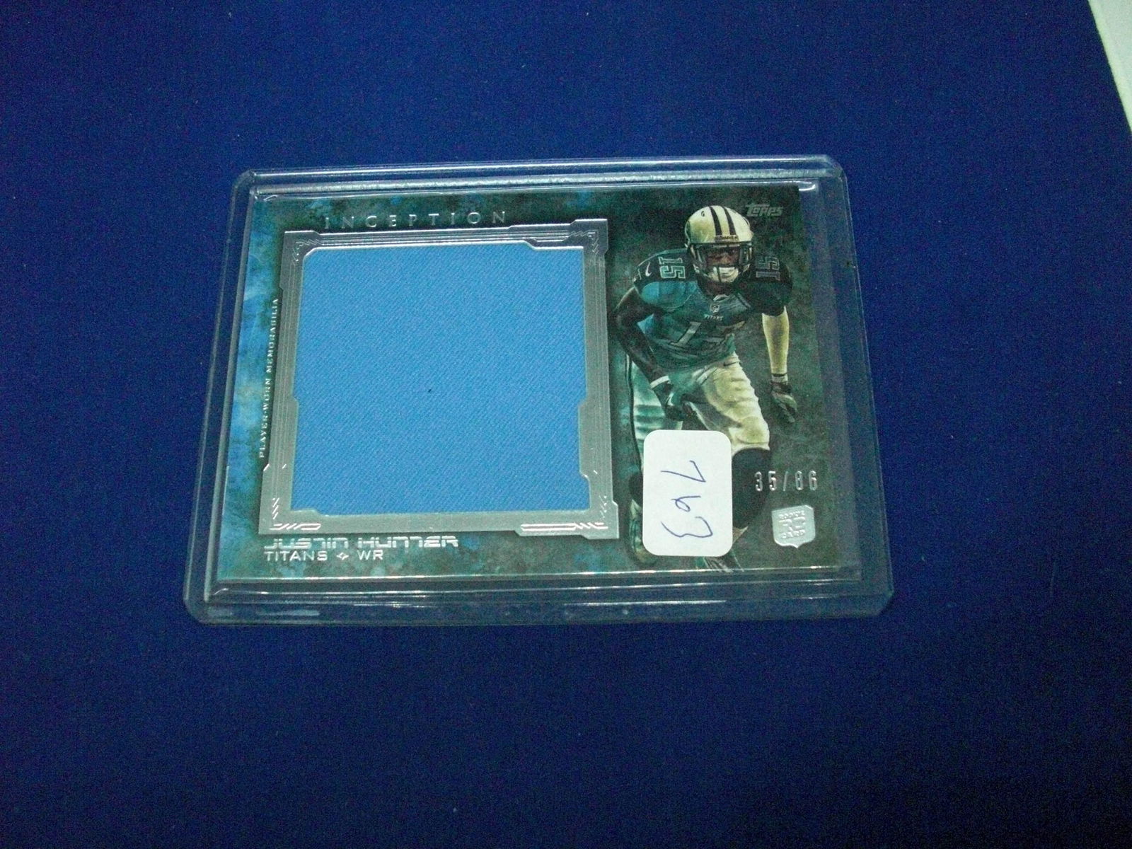 justin hunter jersey rookie inceptions #35/86 (1 of 1)