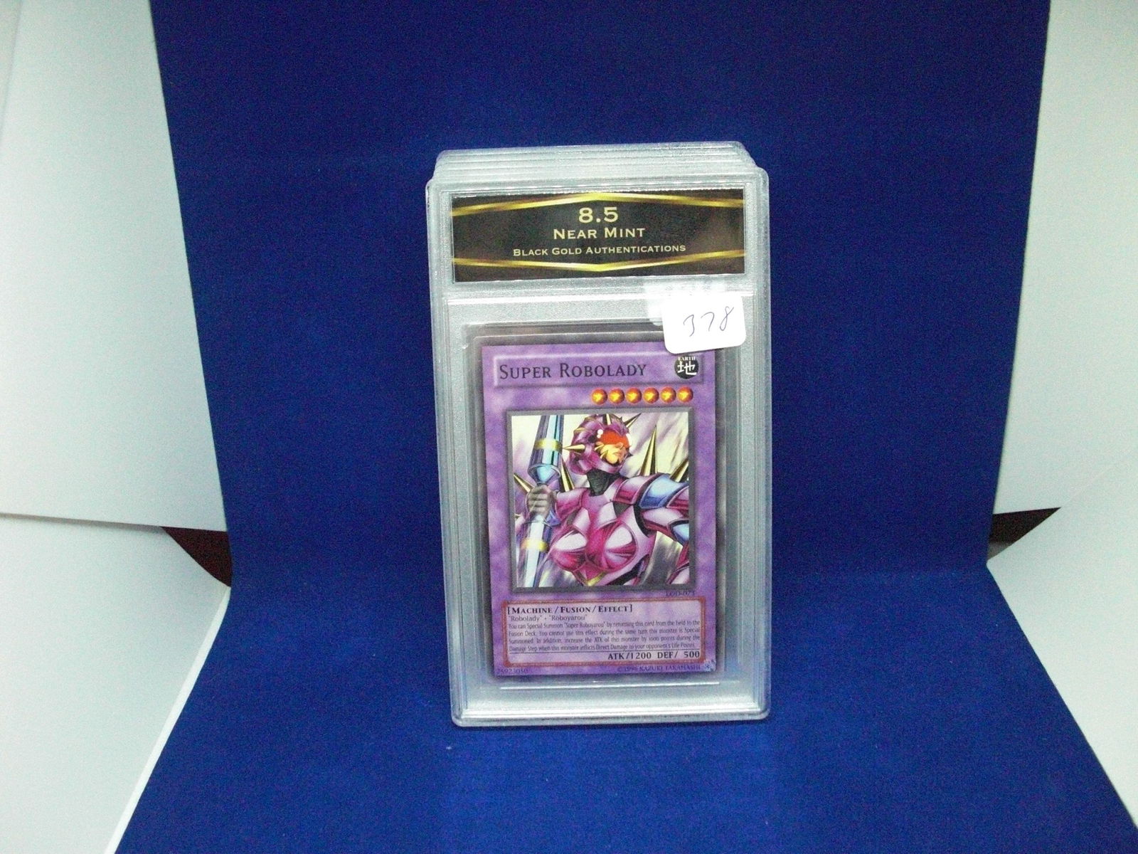 bga graded yu-gi-oh mint 8.5 super robolady: nice graded card